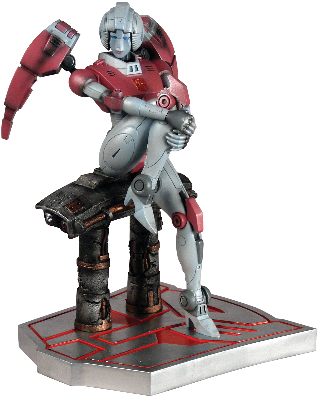 MAR043561 TRANSFORMERS ARCEE MINI STATUE Previews World
