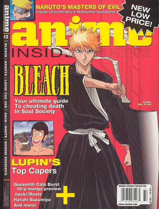 DEC063199 WIZARD ANIME INSIDER BLEACH CVR 42 (NOTE PRICE) Previews