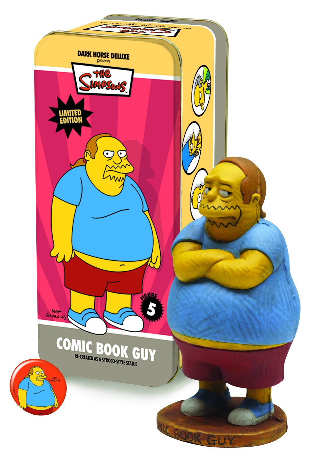 AUG090068 SIMPSONS CLASSIC CHARACTER 5 COMIC BOOK GUY Previews World