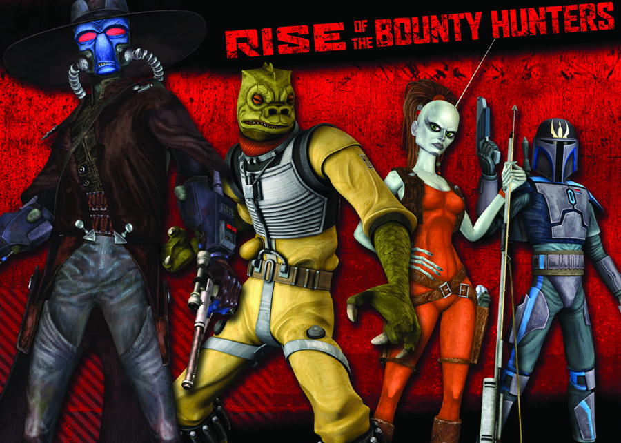 Rise Of The Bounty Hunters 20 Card Foil Character Set Star Wars Clone Wars 2