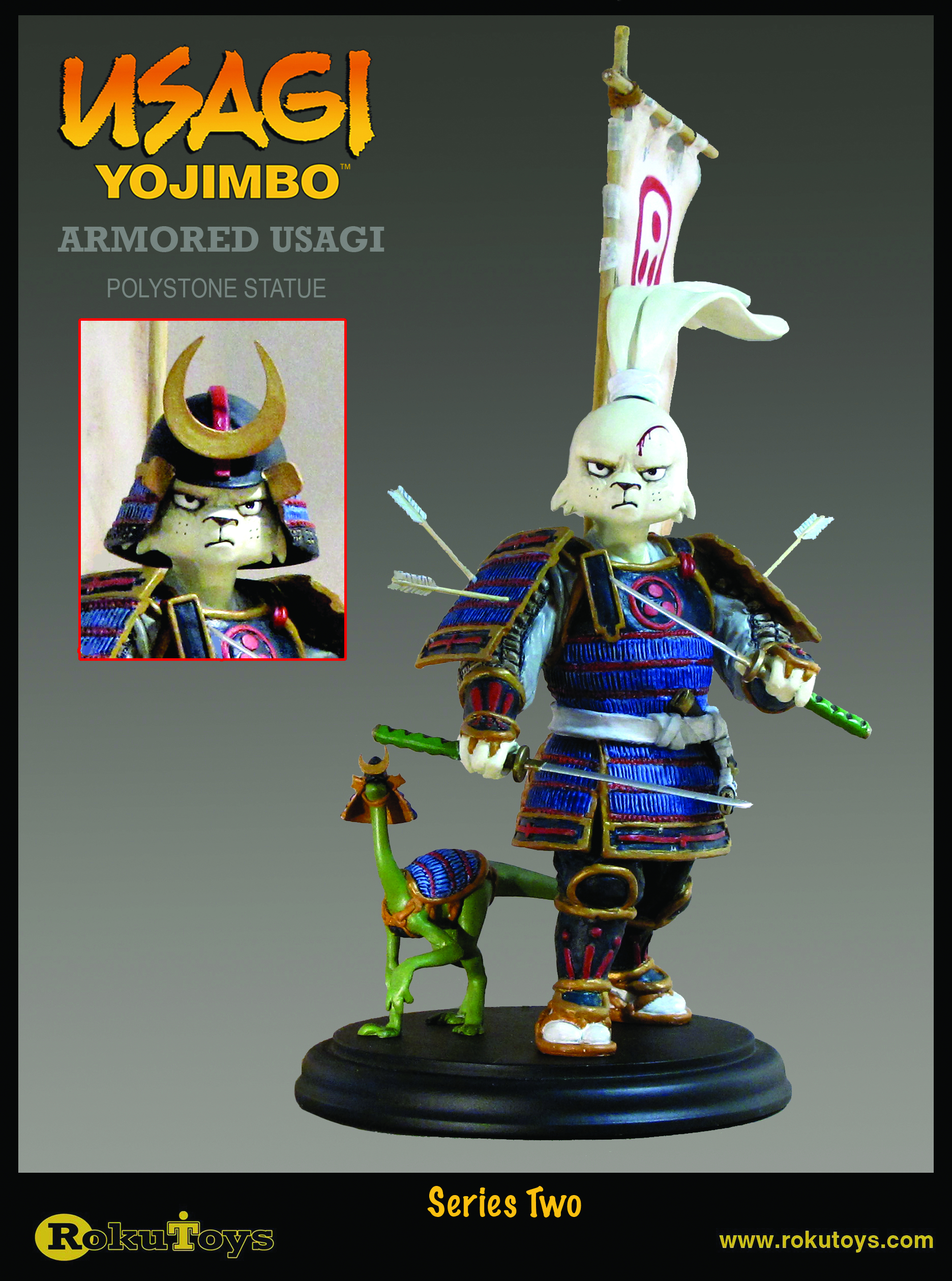 Usagi yojimbo usagi armor statue (FEB111678) .