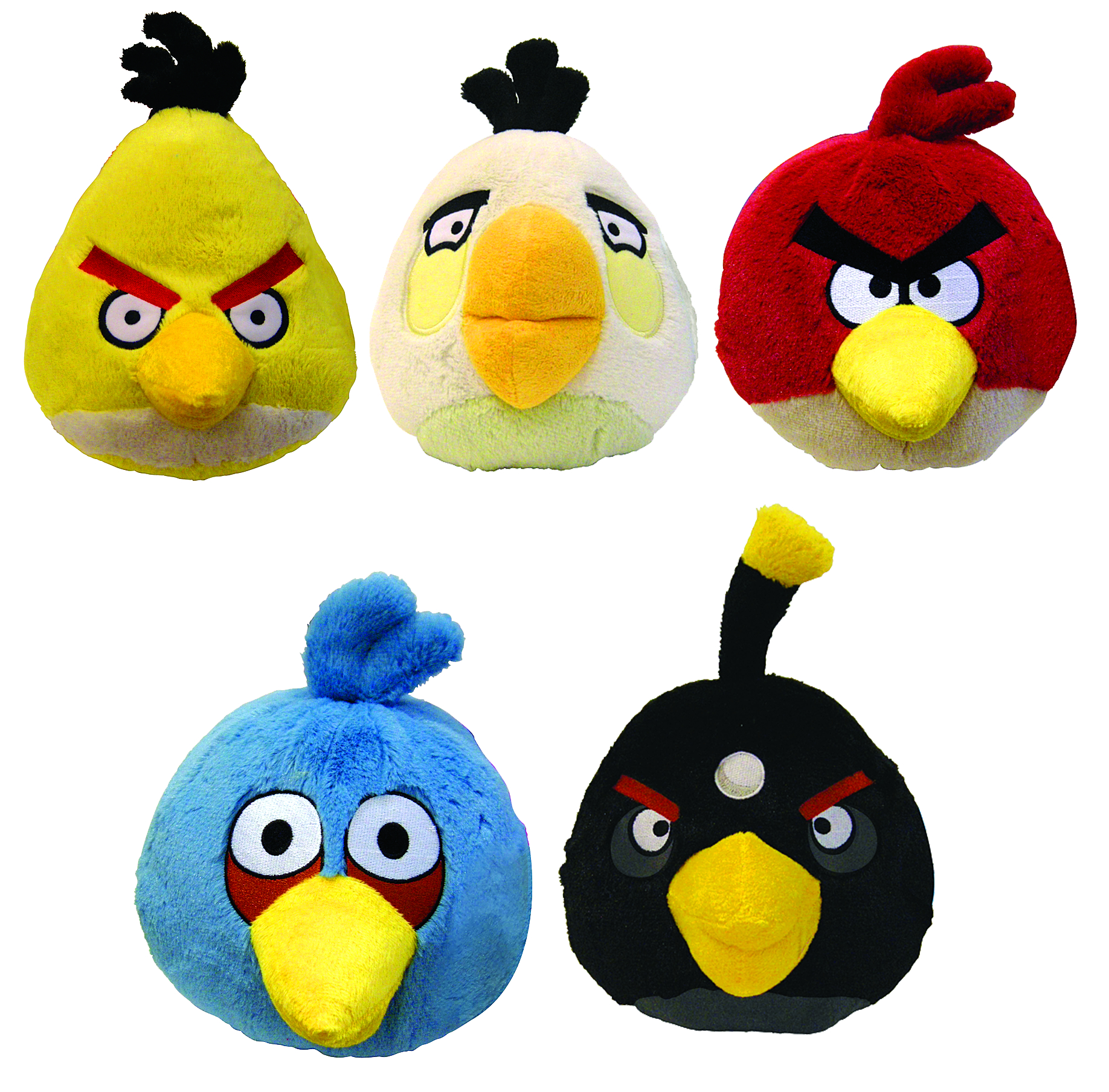 angry birds silver plush ebay