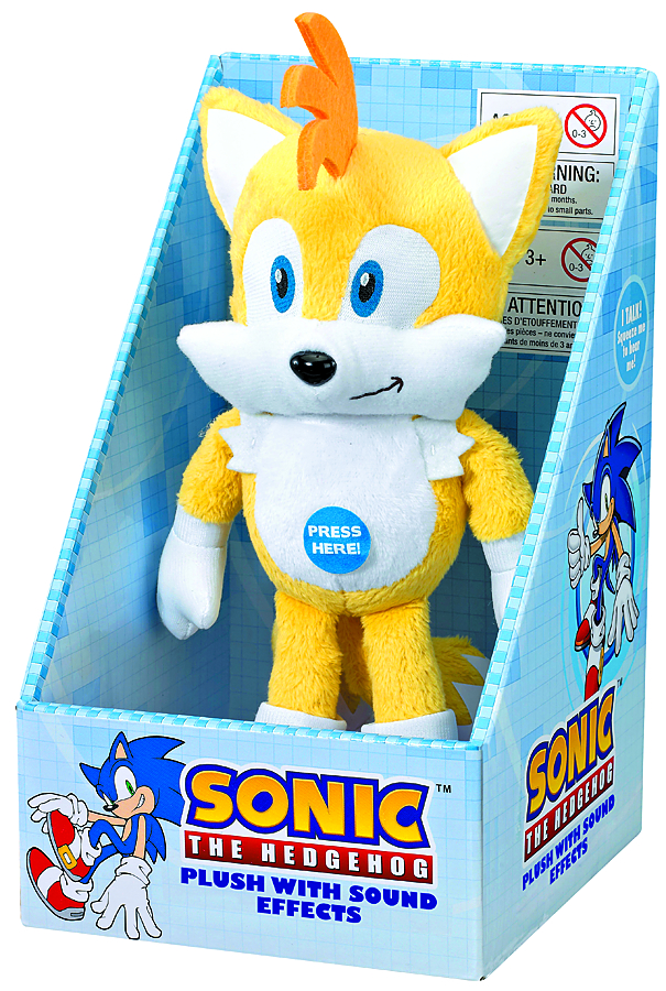 sonic the hedgehog talking plush