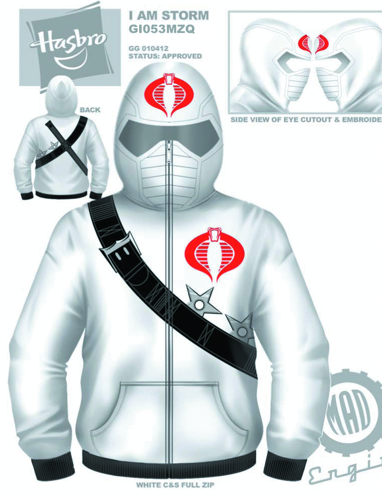 Gi joe storm shadow costume hoodie XXL (APR128146) .