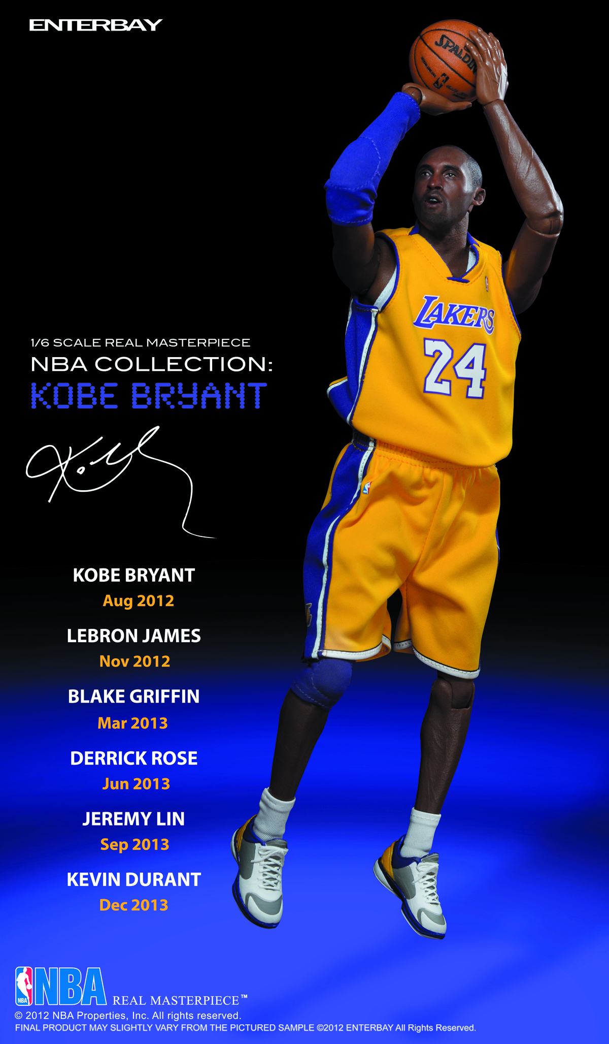JUN142377 KOBE BRYANT REAL MASTERPIECE AF (RES) Previews World