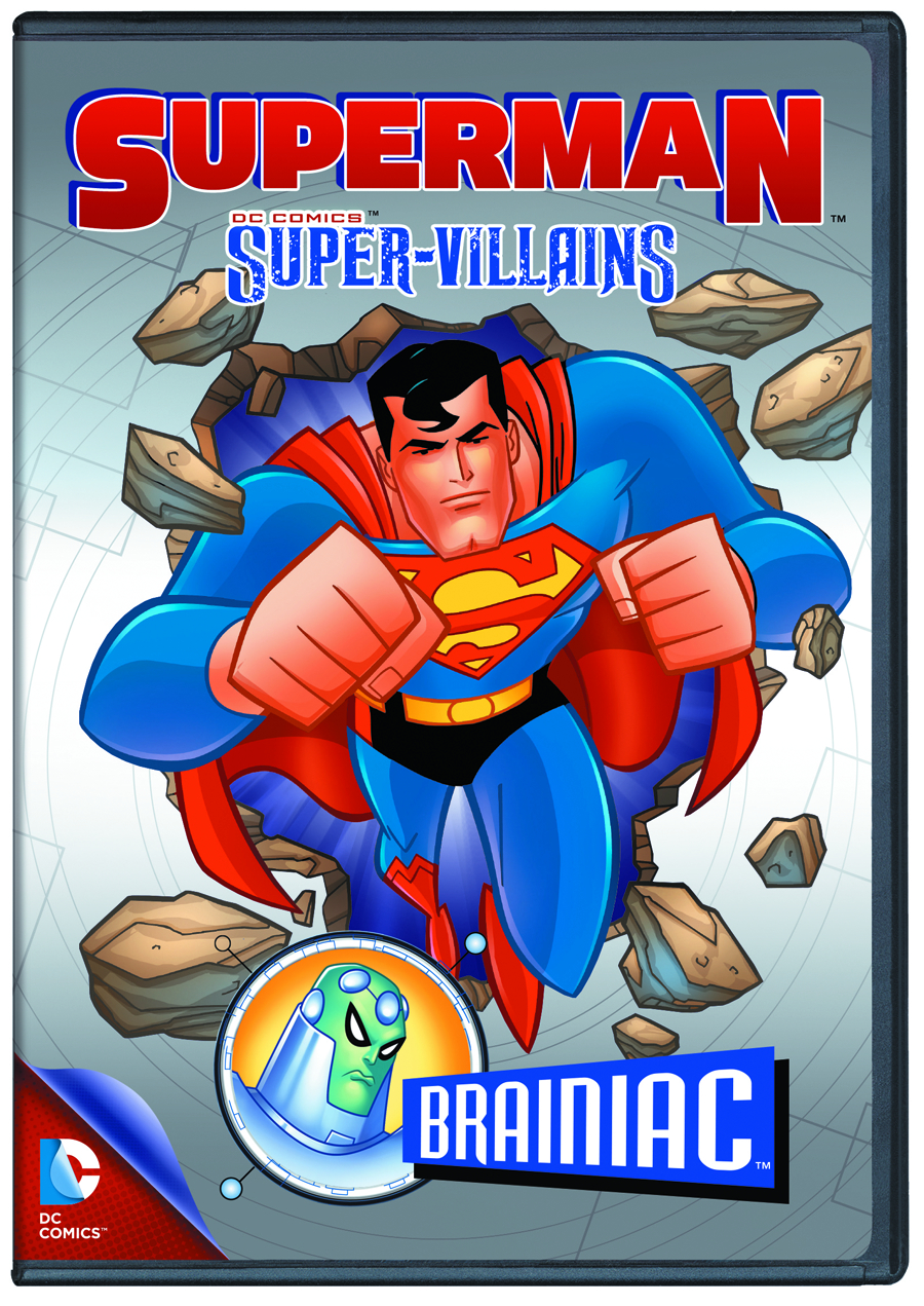 MAY132358 SUPERMAN SUPER VILLAINS BRAINIAC DVD