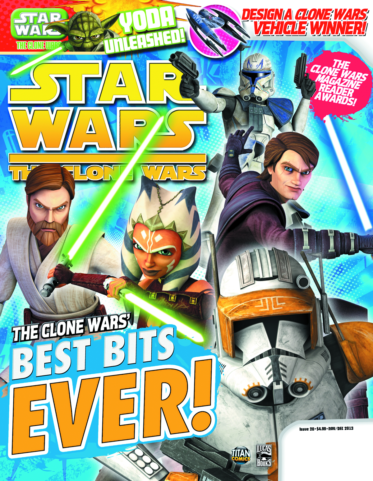 JUL131285 STAR WARS CLONE WARS MAGAZINE 20 Previews World