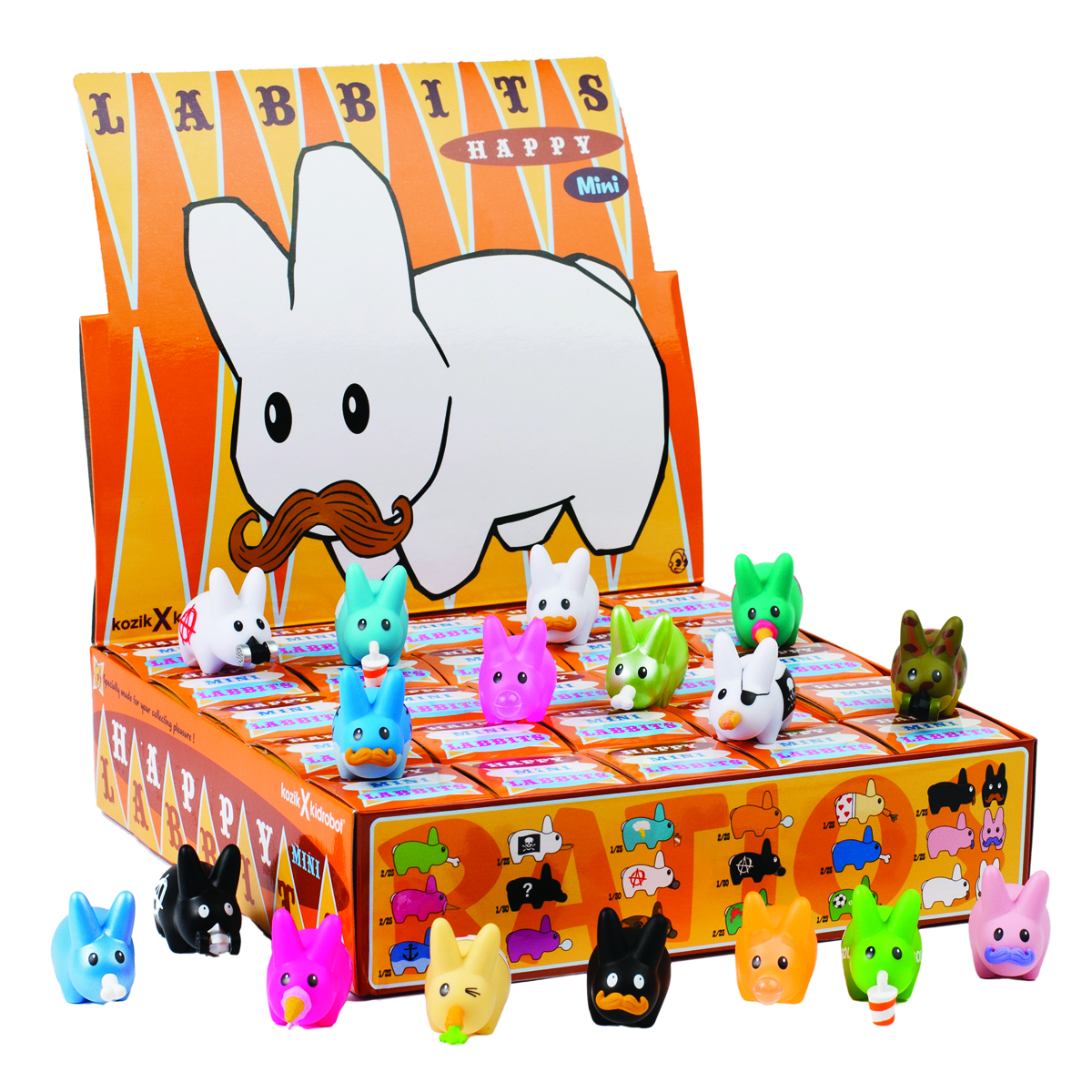 FEB142107 HAPPY LABBIT MINI FIG 20PC DS Previews World