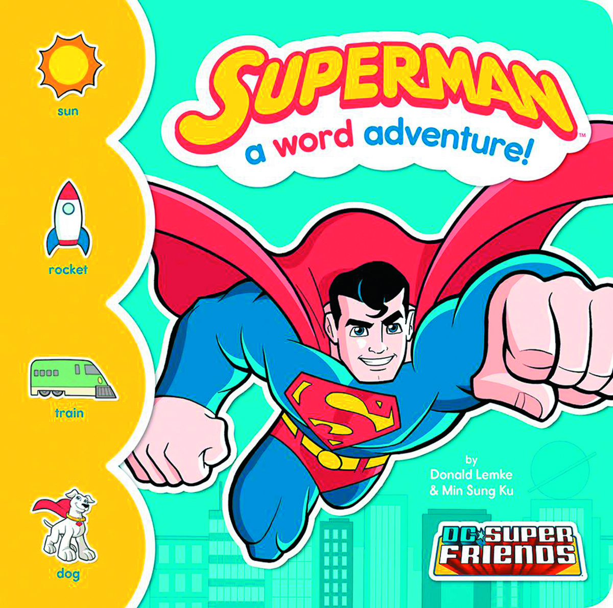 Word adventures. Супермен слово. Супермен текст. Супермен с книгой. Игра комиксы супер