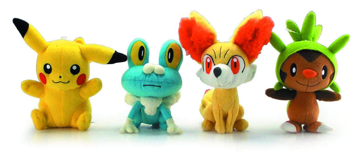 MAY142423 POKEMON X & Y 8IN PLUSH 6PC ASST WAVE 05 Previews World