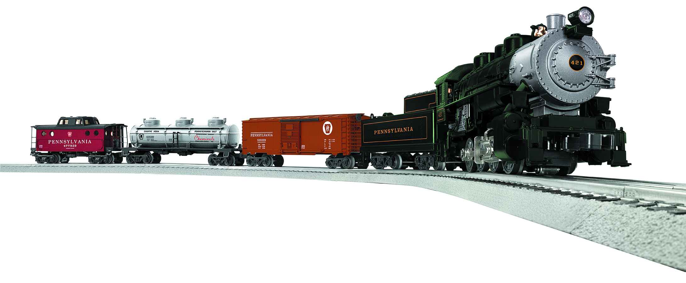 Lionel pennsylvania flyer 0-8-0 steam freight train set (net (MAY142444) .