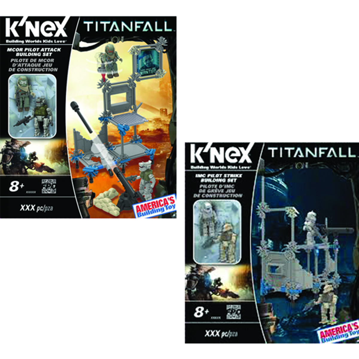JUN142228 KNEX TITANFALL PILOT PACK SET ASST 1 Previews World