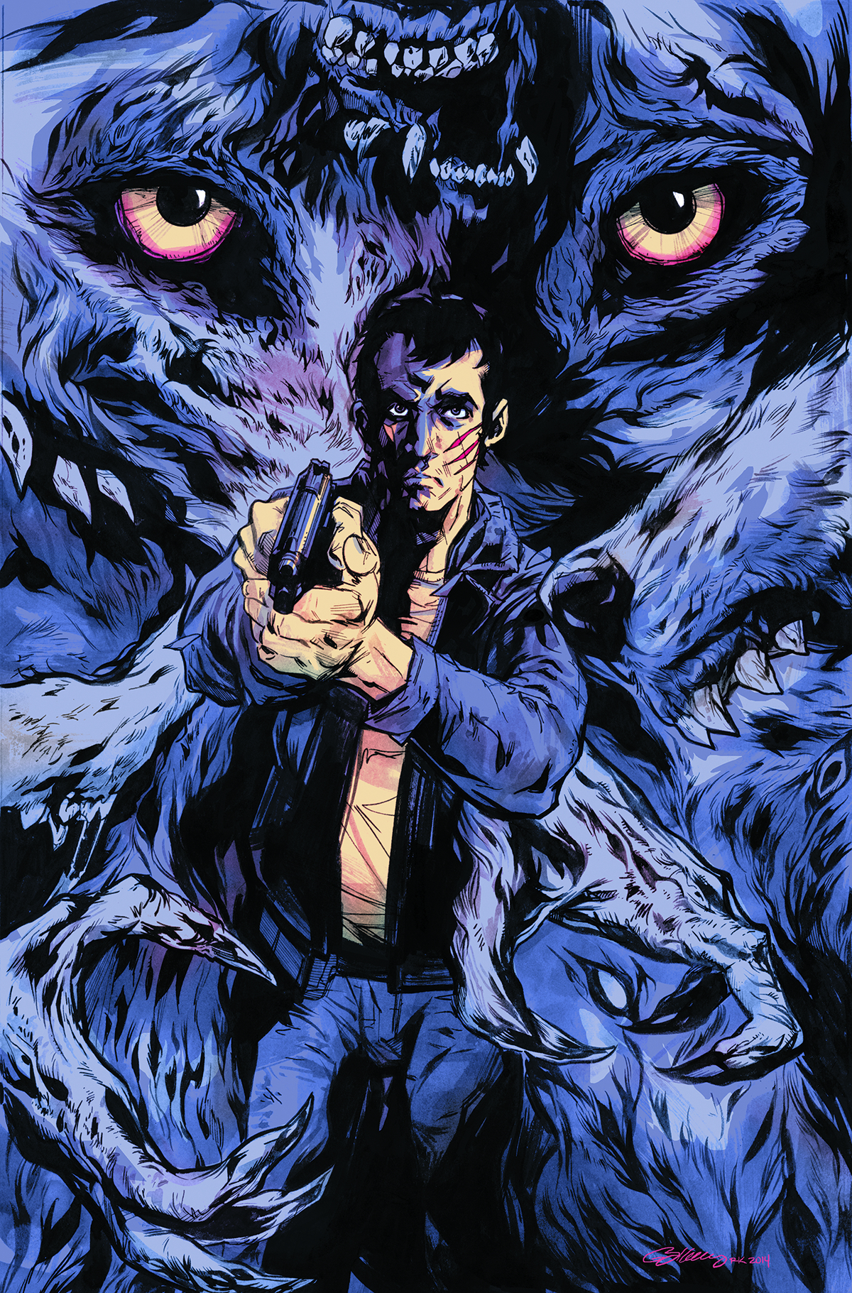 Werewolf comic. Wolf Moon комикс. Американский оборотень. Американский оборотень в Токио.