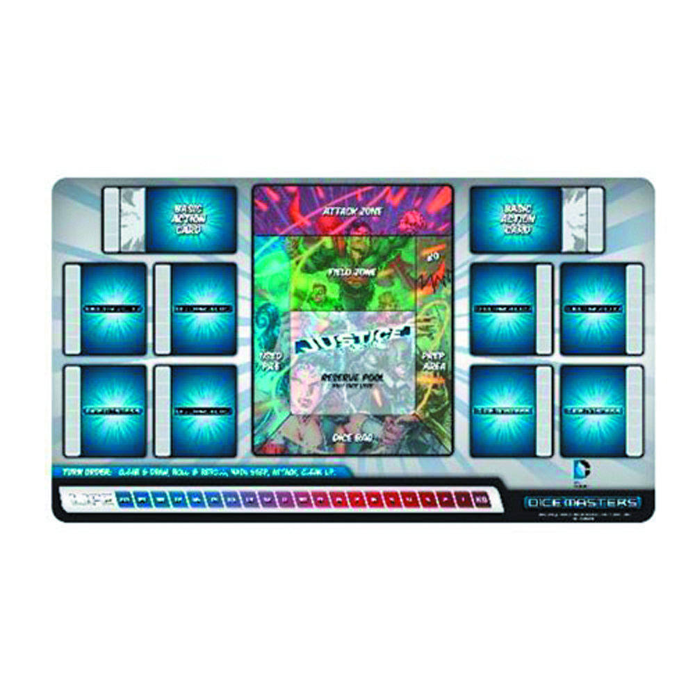 JAN152663 DC DICE MASTERS JUSTICE LEAGUE PLAYMAT Previews World JAN152663 DC DICE MASTERS JUSTICE LEAGUE PLAYMAT Previews World