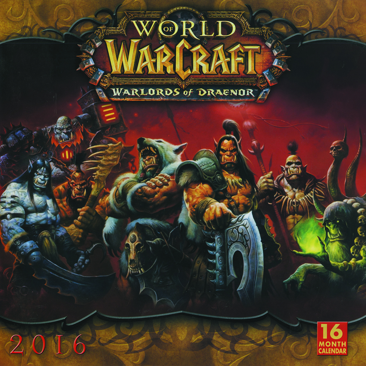 APR151988 WORLD OF WARCRAFT 2016 16 MONTH WALL CALENDAR Previews World
