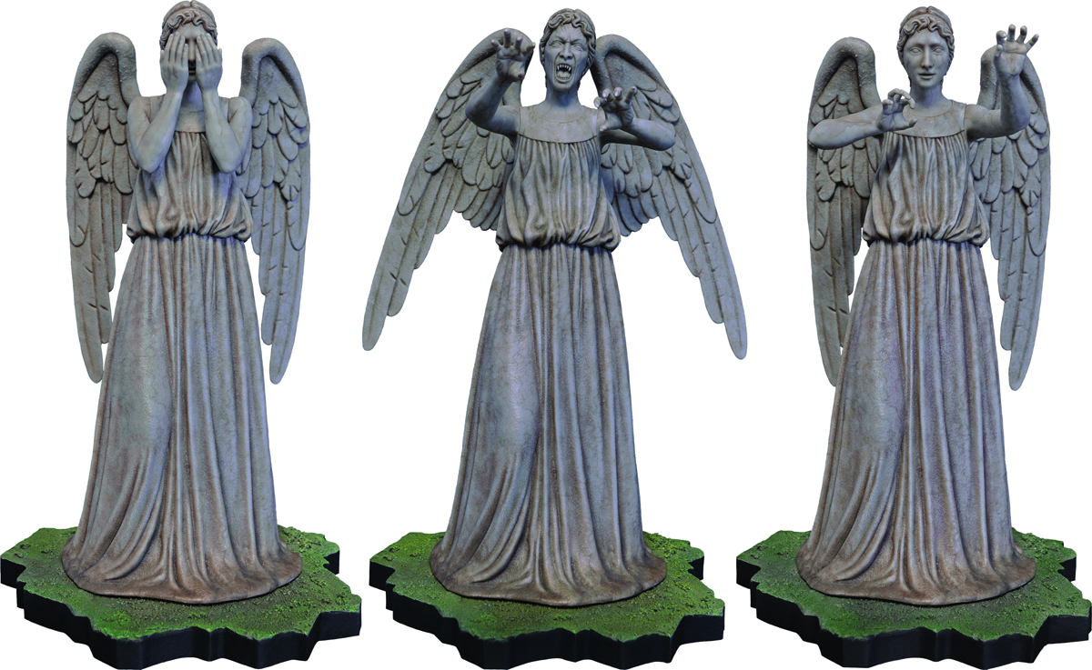 APR158427 DOCTOR WHO WEEPING ANGEL 1/6 SCALE POLYSTONE COLL FIG Previews World
