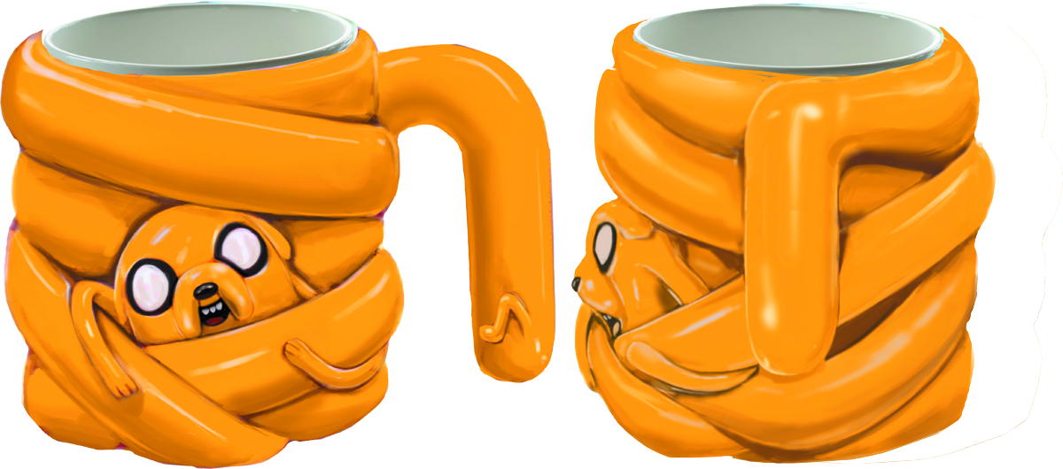 NOV152725 ADVENTURE TIME JAKE STRETCH MOLDED MUG Previews World