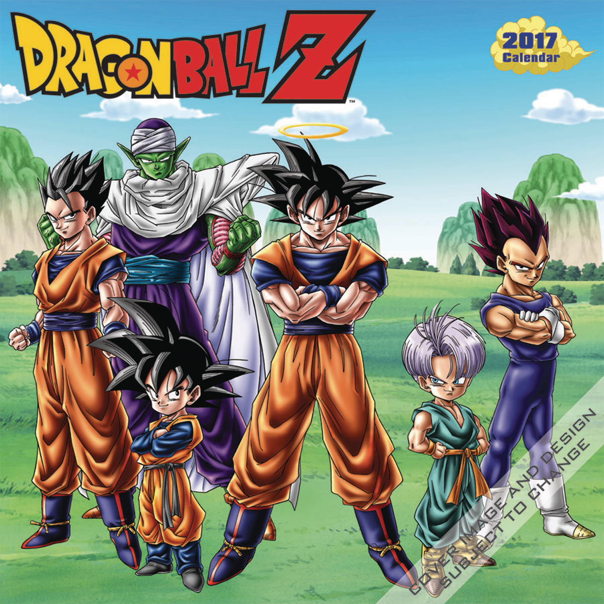 APR162312 DRAGONBALL Z 2017 WALL CALENDAR Previews World