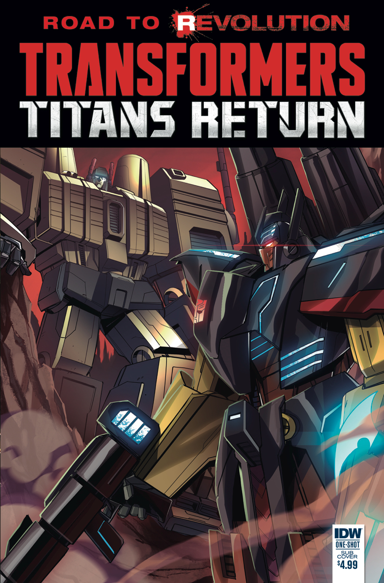 MAY160390 TRANSFORMERS TITANS RETURN (ONE SHOT) SUB CVR Previews World