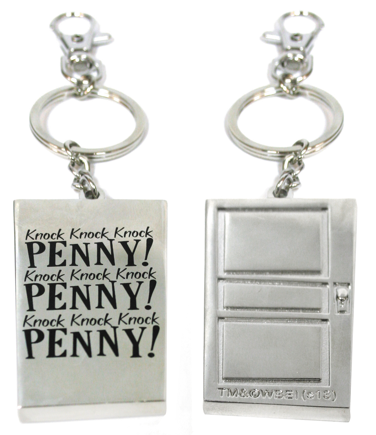 JUN162913 THE BIG BANG THEORY KNOCK PENNY SNAP KEYCHAIN Previews World
