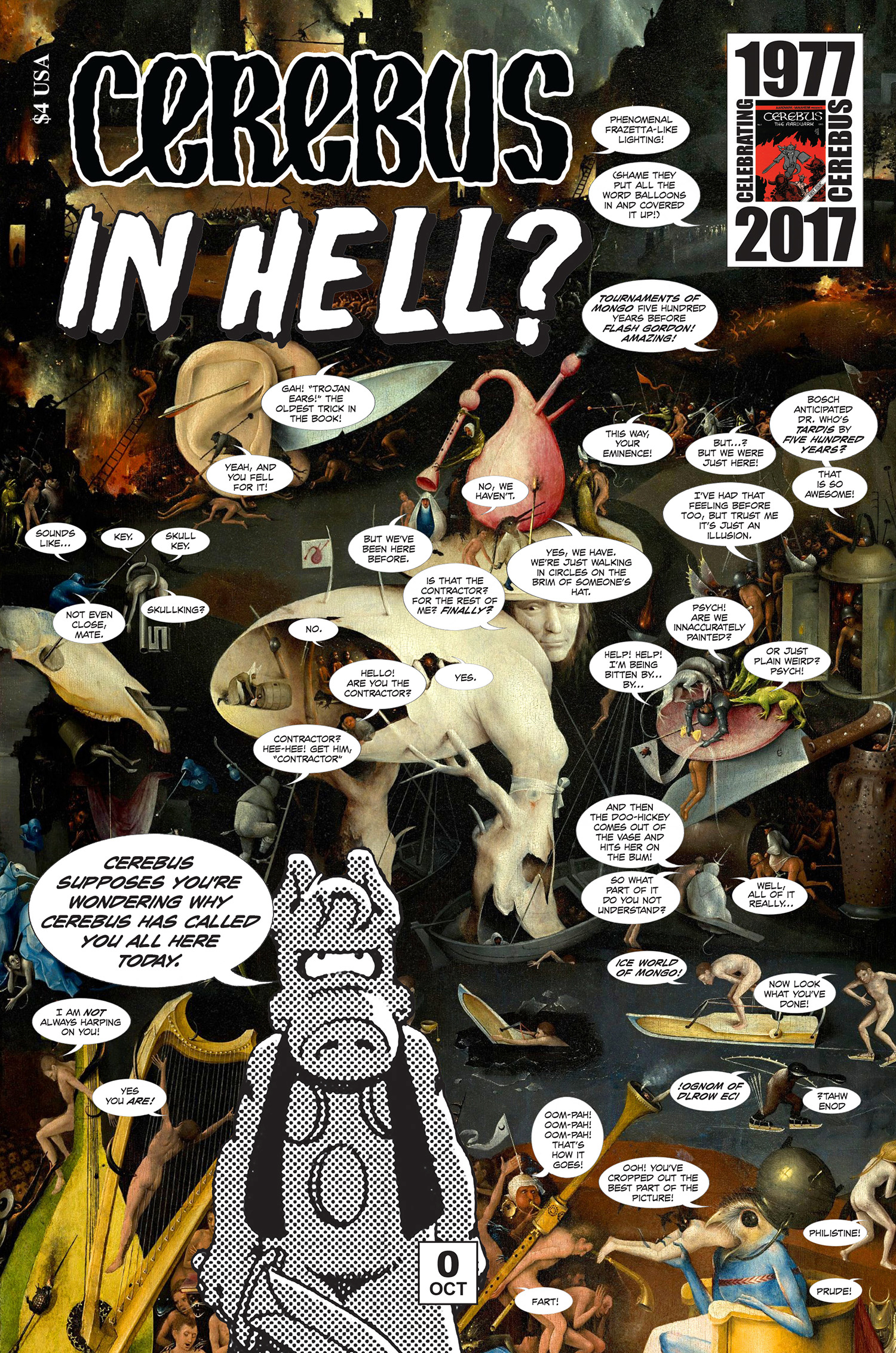 Hell 0. Cerebus in hell. cerebus. серебас трубкозуб комикс кроссовер.