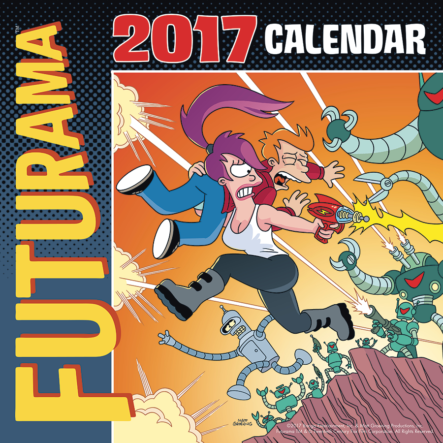 APR171376 FUTURAMA 2018 12 MONTH CALENDAR Previews World