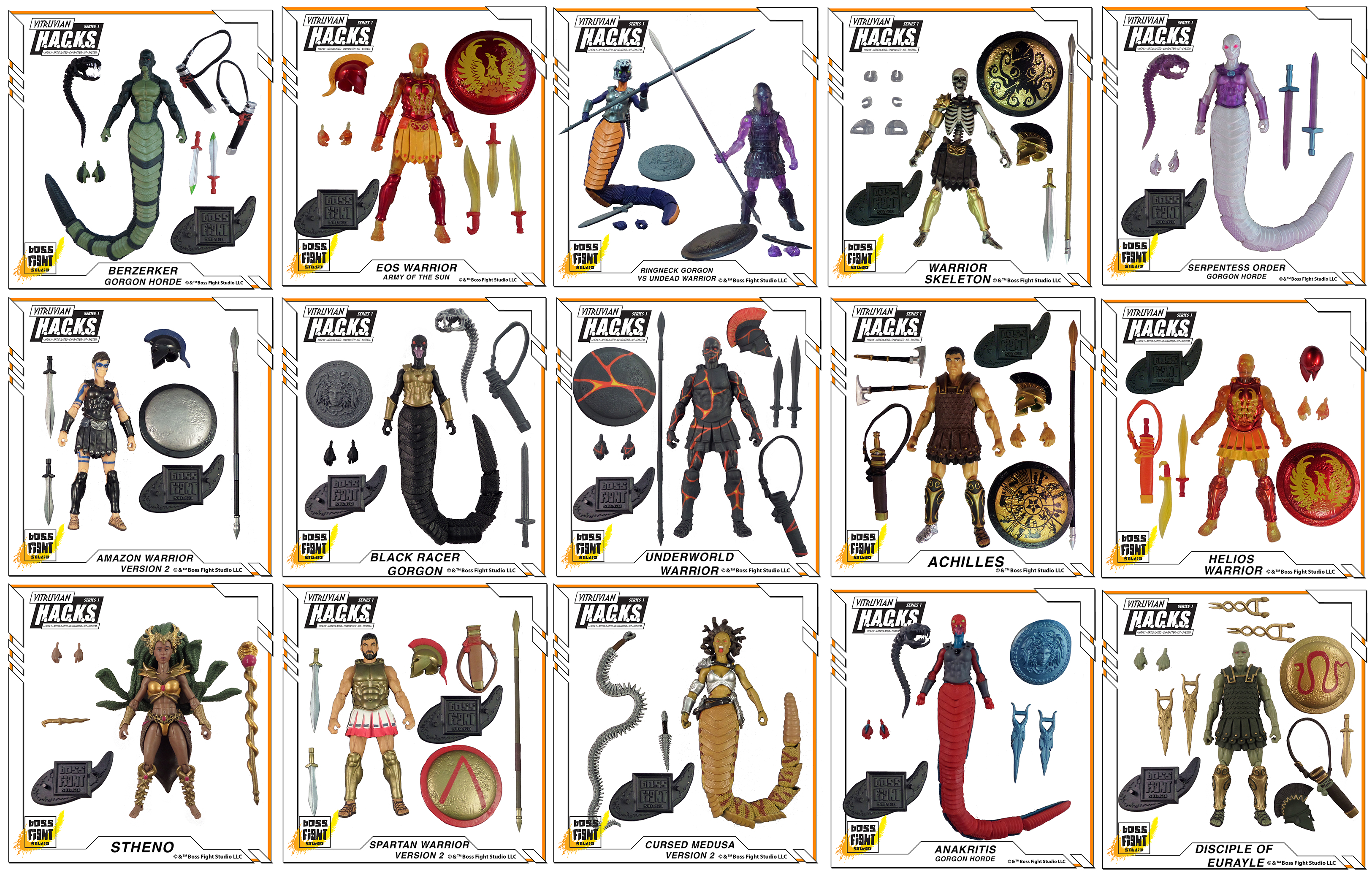 vitruvian hacks action figures