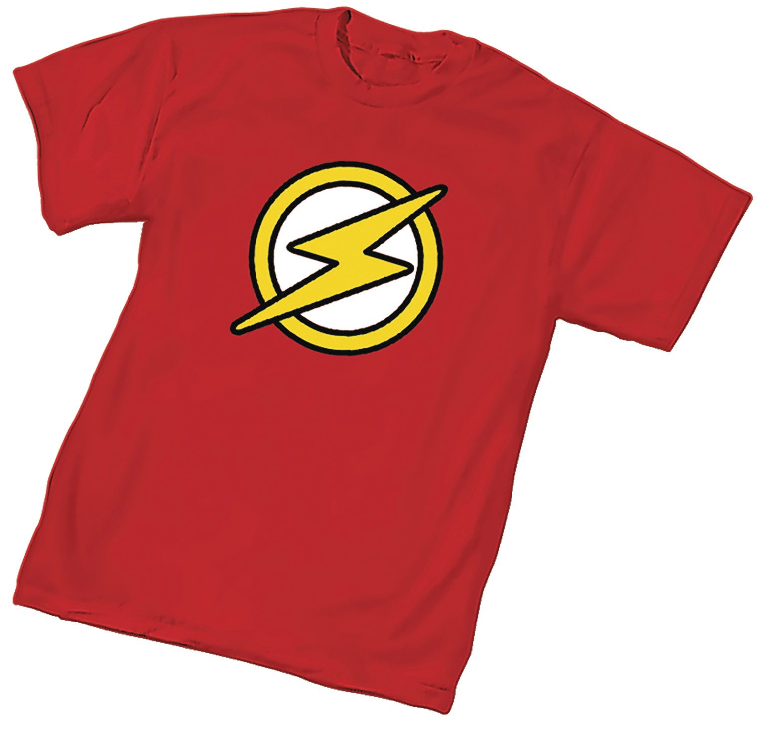 FEB182190 JUSTICE LEAGUE UNLTD FLASH SYMBOL T/S SM Previews World