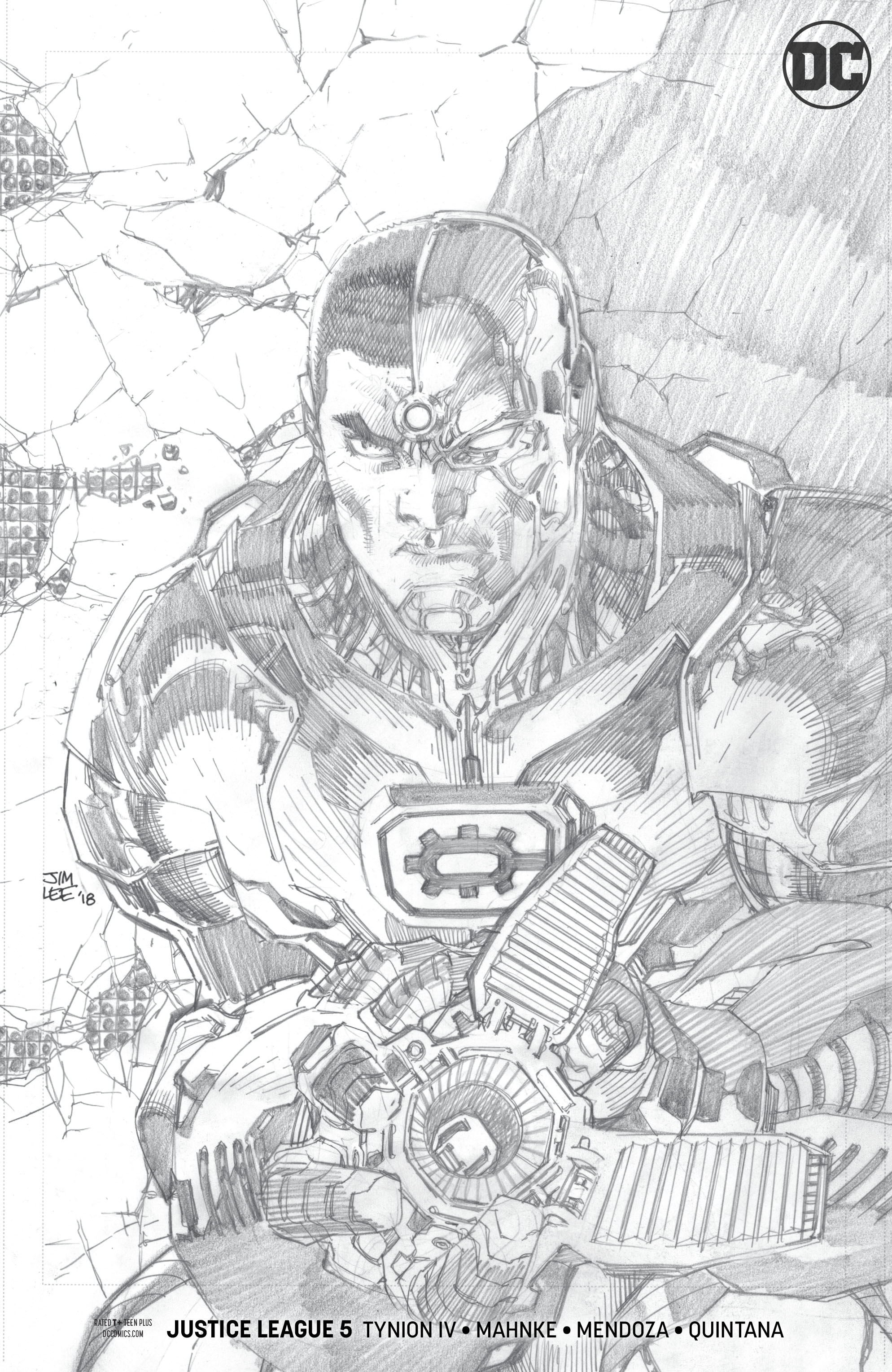 MAY189540 JUSTICE LEAGUE 5 JIM LEE PENCILS VAR ED Previews World