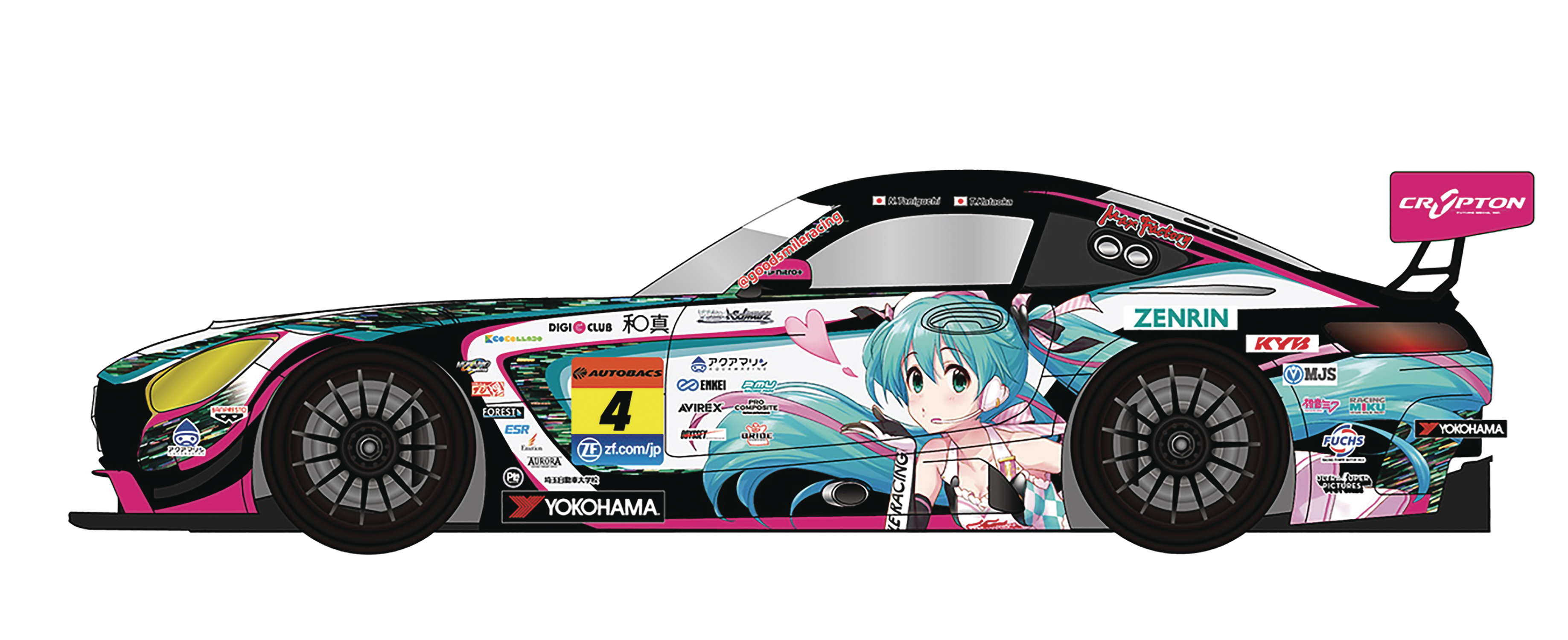 DEC188357 HATSUNE MIKU GT PROJECT AMG 2019 1/32 SUPER GT VER
