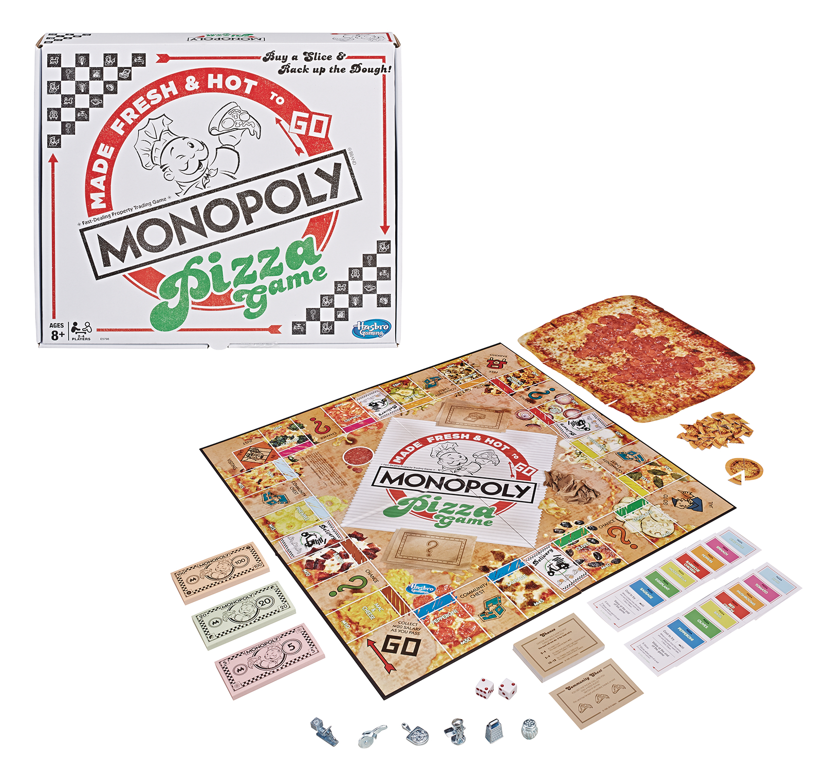 DEC189010 MONOPOLY PIZZA EDITION BOARD GAME CS Previews World