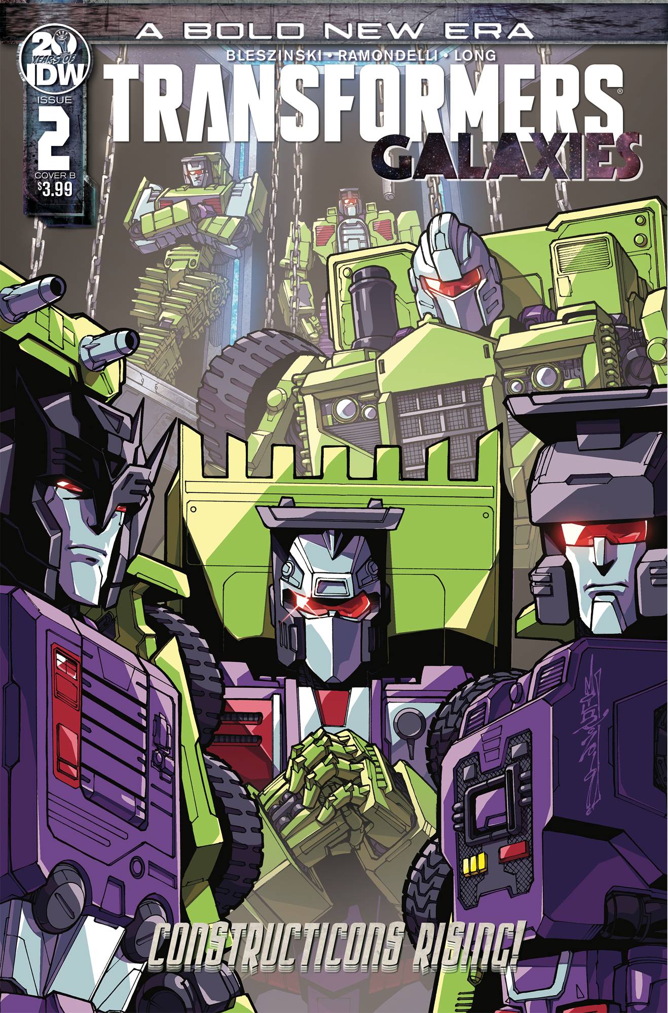 TRANSFORMERS GALAXIES #1 CVR A RAMONDELLI IDW PUBLISHING 2019