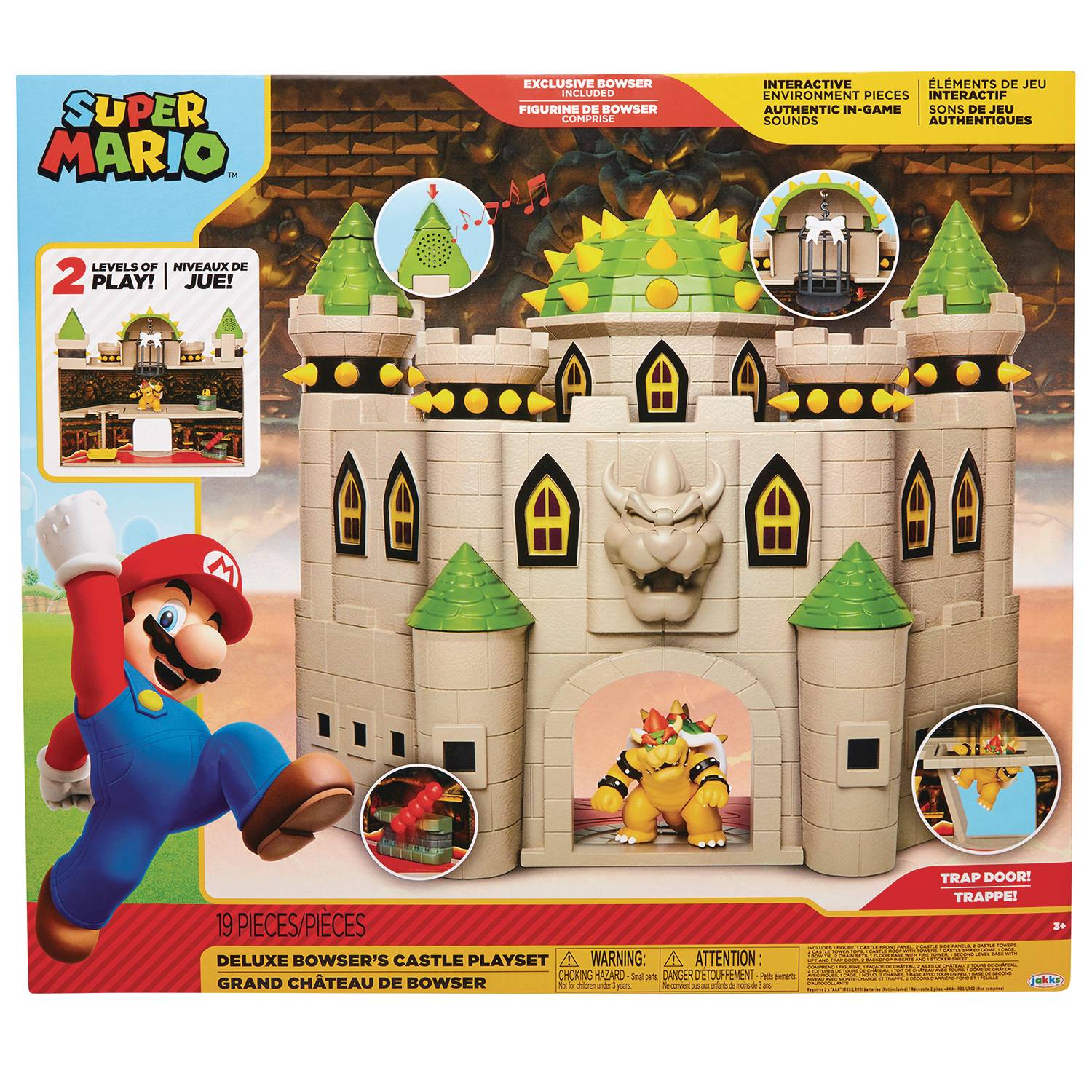 MAY198659 - NINTENDO 2-1/2IN FIGURE BOWSER CASTLE PLAYSET CS - Previews ...