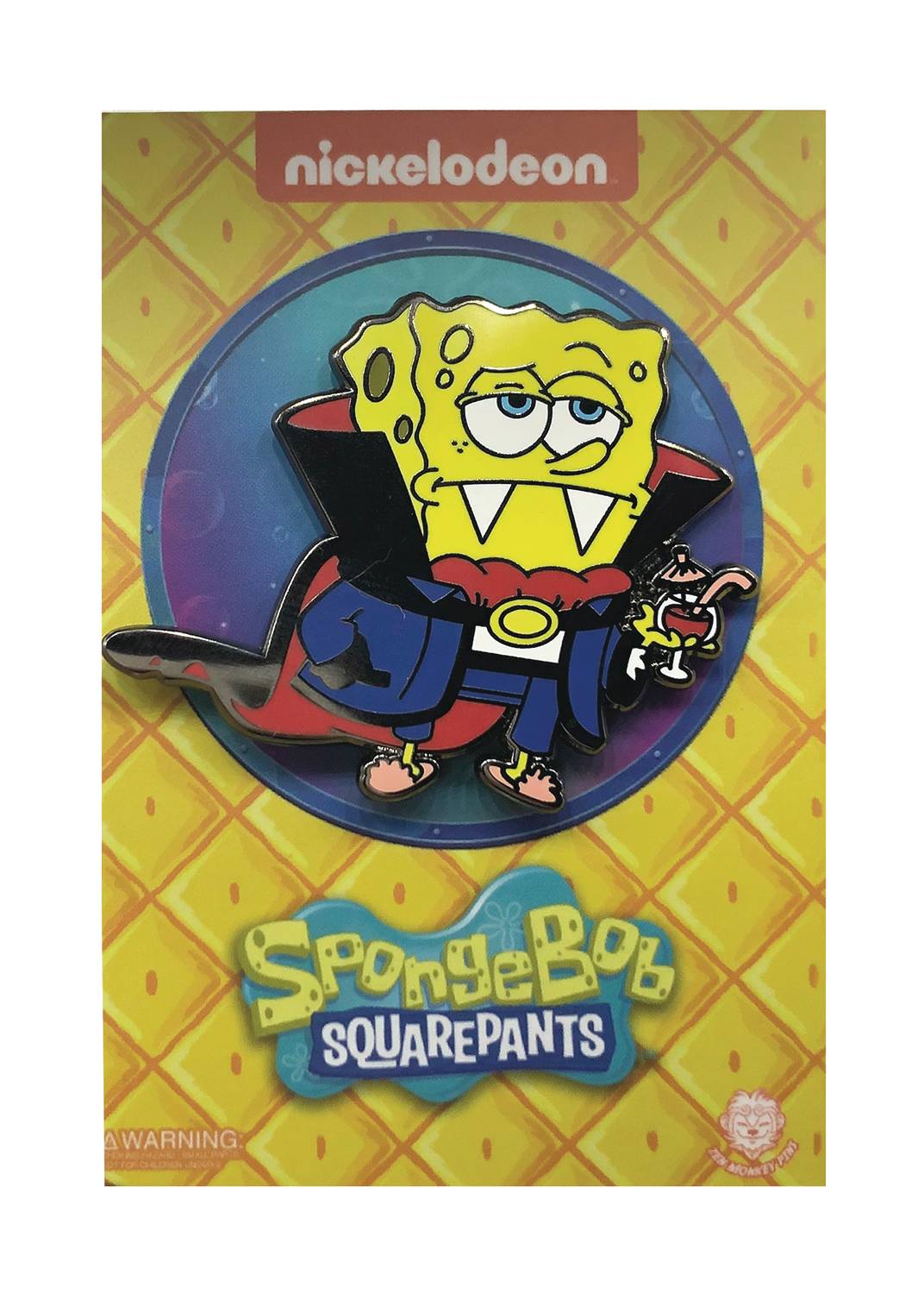 MAY199066 SPONGEBOB SQUAREPANTS VAMPIRE SPONGEBOB PIN Previews World
