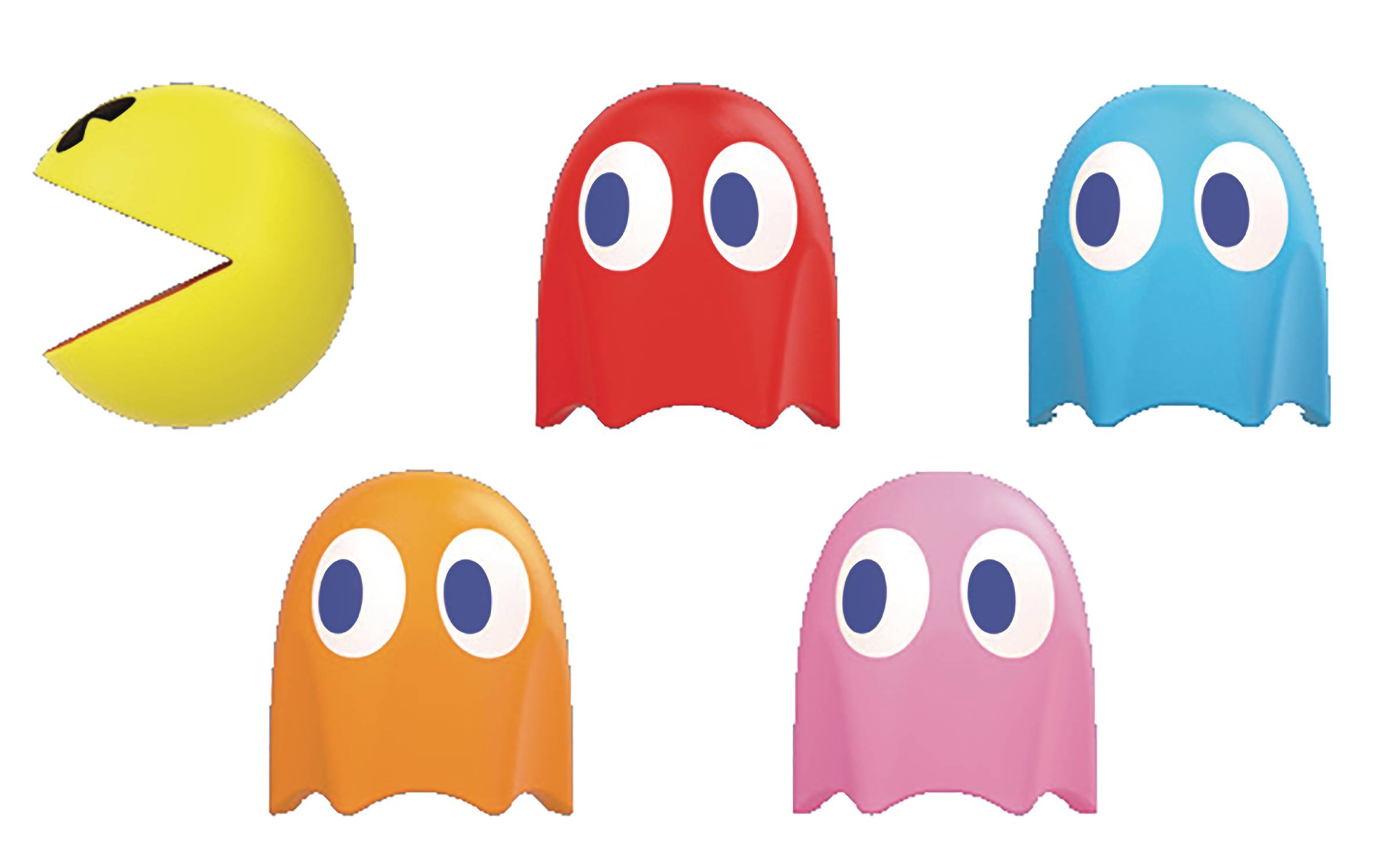 PAC-MAN characters now are now cable mascots; affix them to your USB cables...