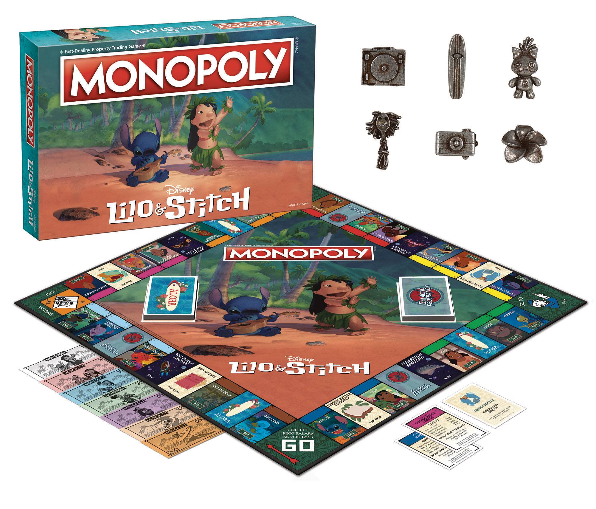 DEC192959 MONOPOLY DISNEY LILO & STITCH BOARD GAME Previews World