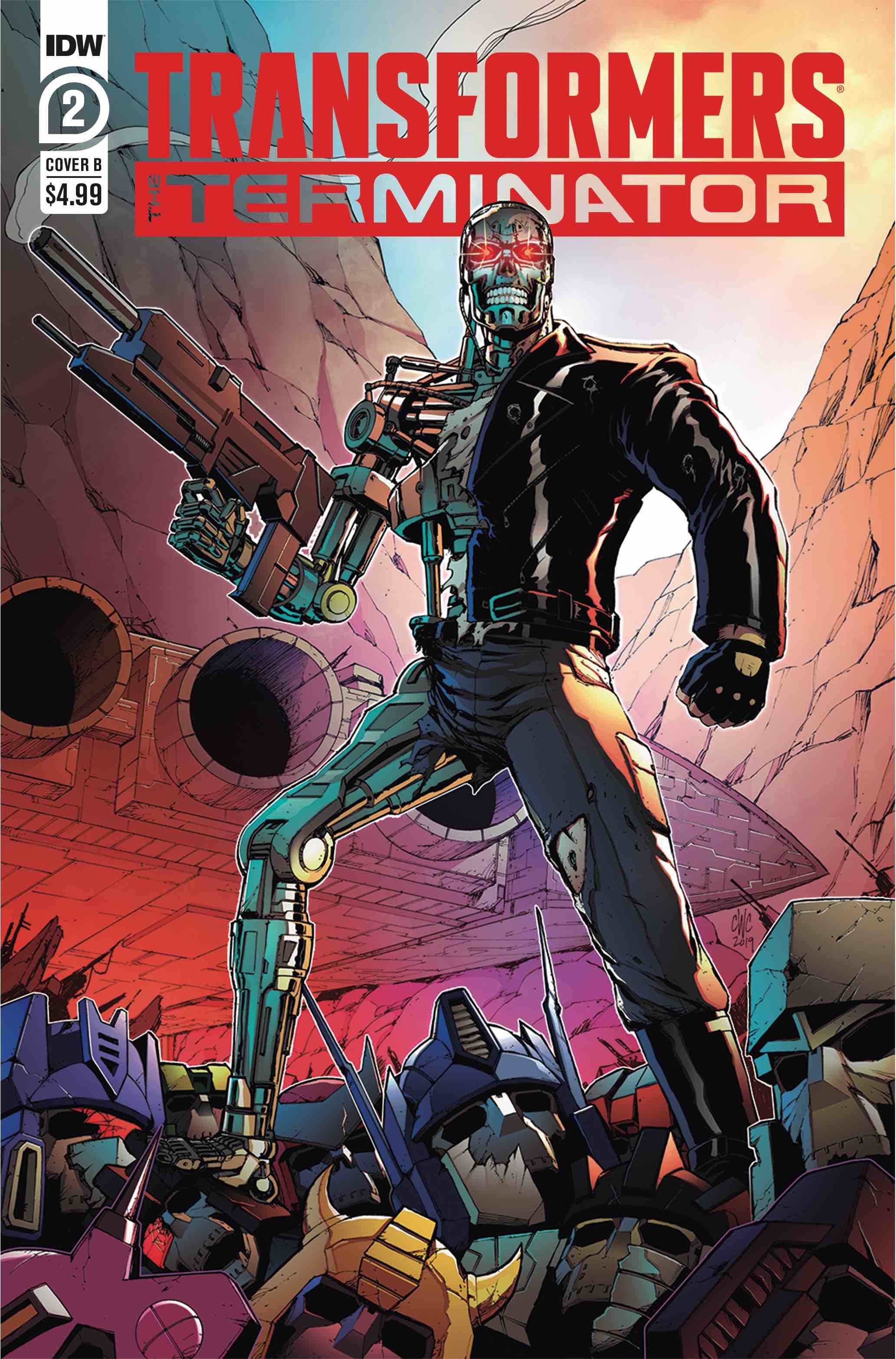 FEB200660 - TRANSFORMERS VS TERMINATOR #2 (OF 4) CVR B COLLER