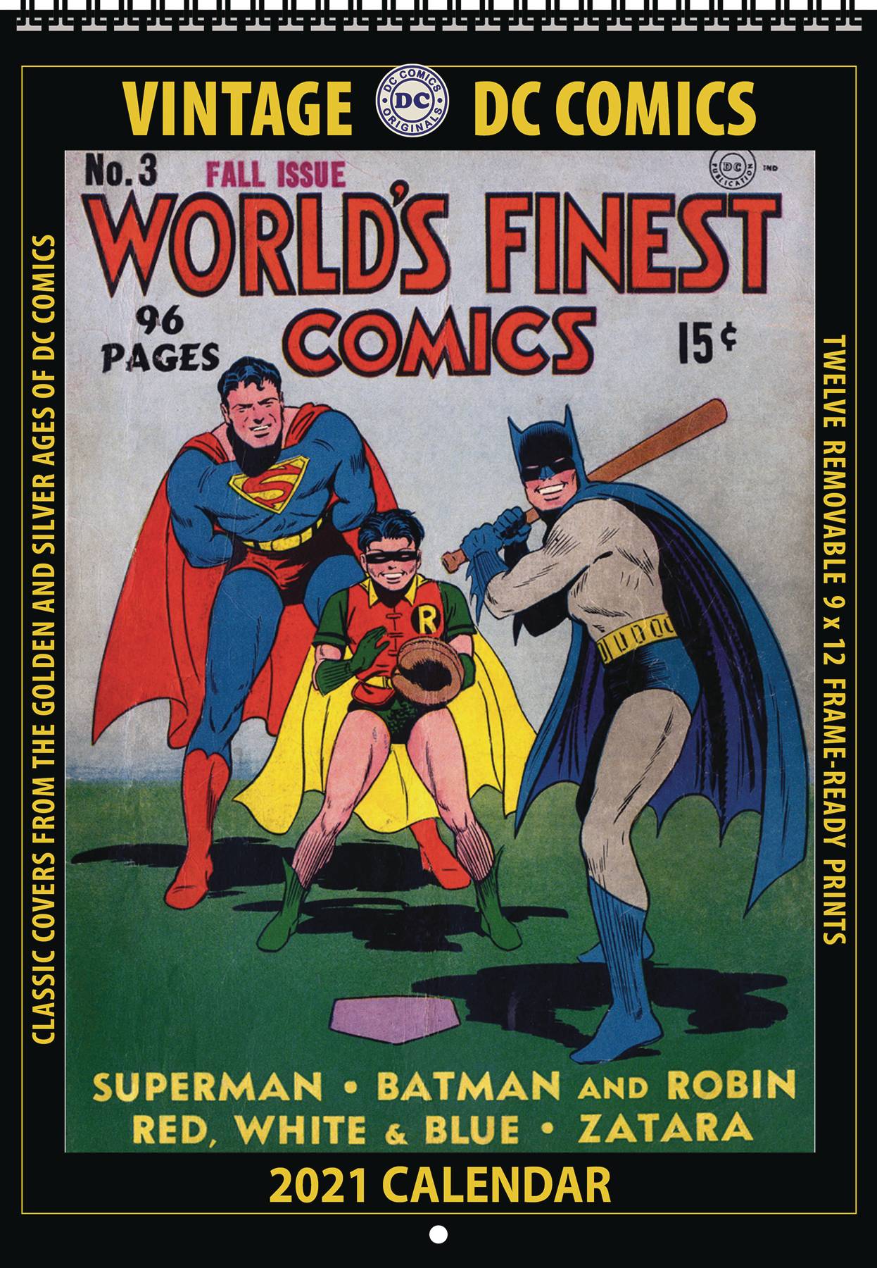 APR202511 - VINTAGE DC COMICS 2021 WALL CALENDAR - Previews World