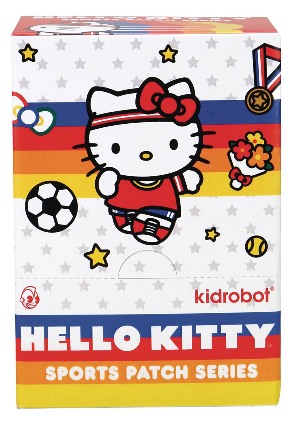 APR208667 HELLO KITTY SPORTS EMBROIDERED PATCH 24PC BMB DS Previews