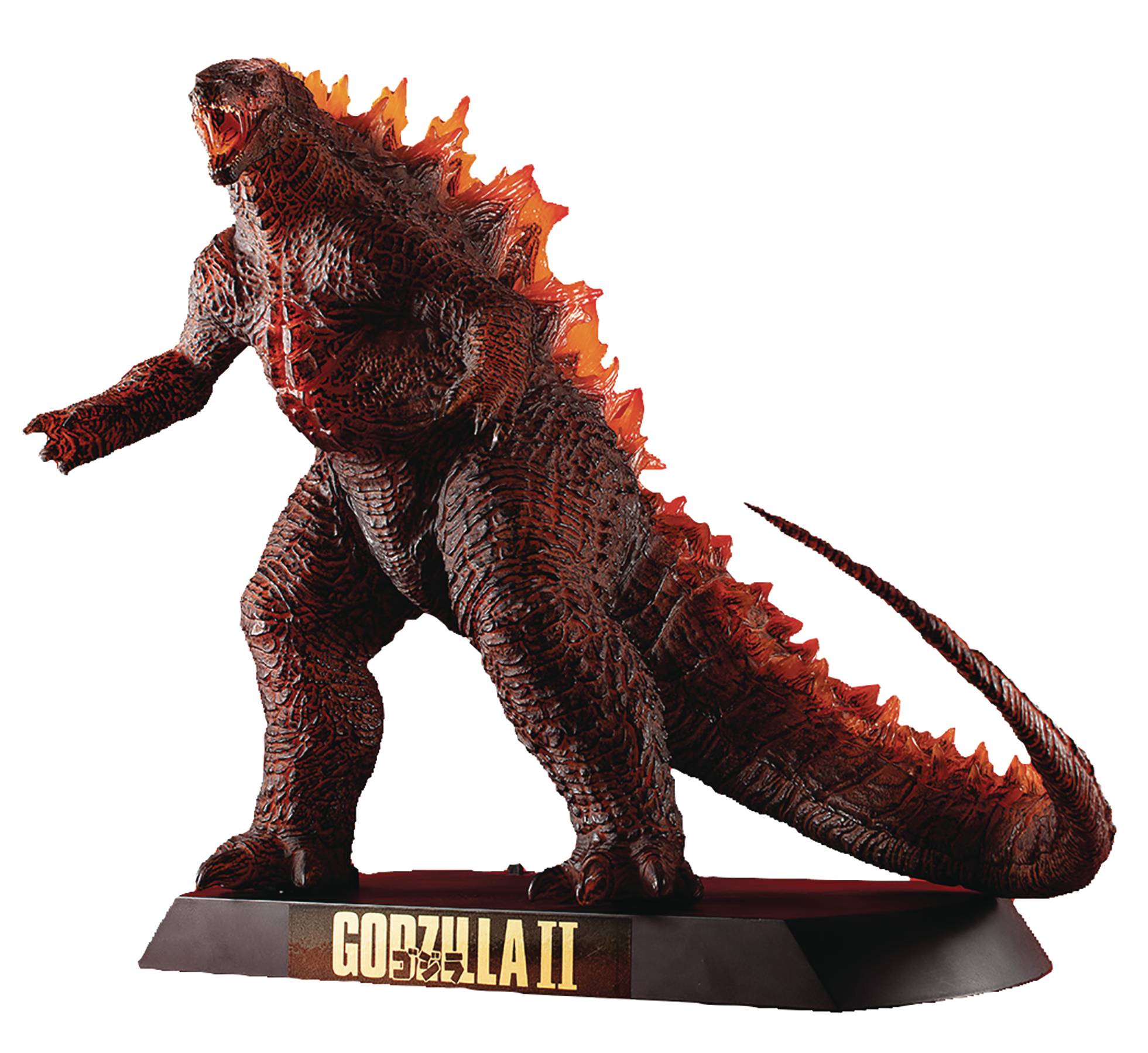 JUL208105 GODZILLA 2019 UA MONSTERS BURNING GODZILLA STATUE