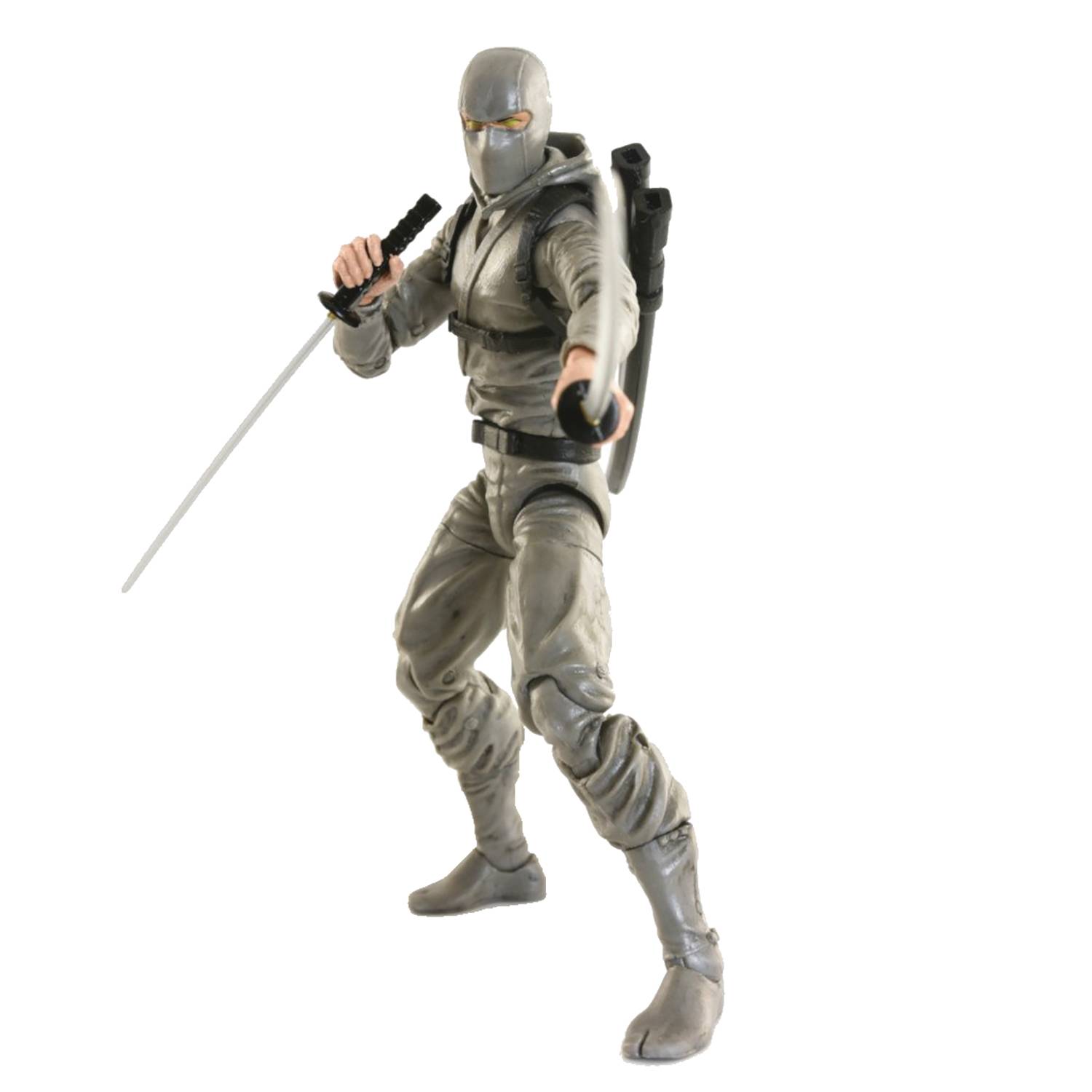 SEP208602 ARTICULATED ICONS BASIC NINJA GREY 6IN AF Previews World