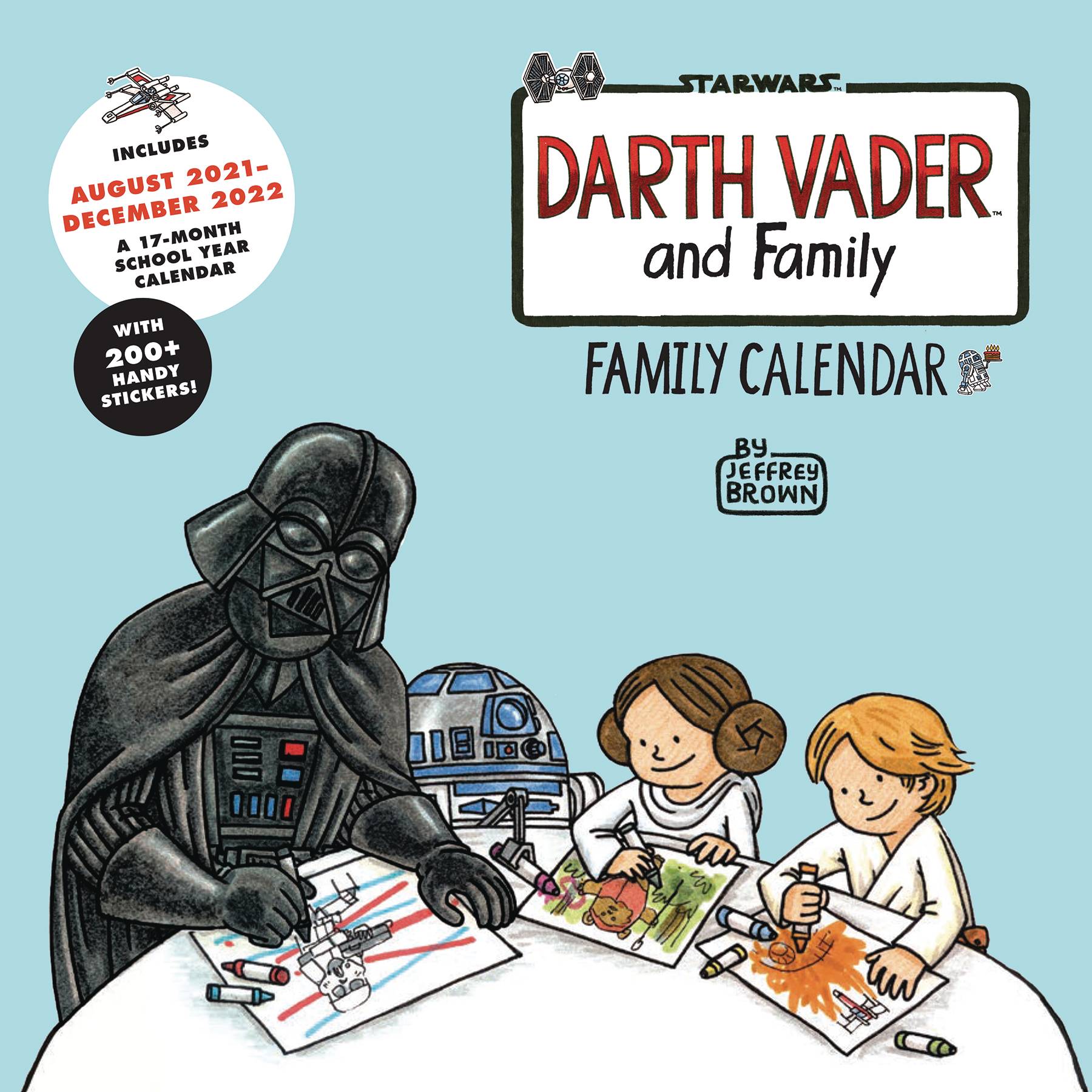 FEB211206 DARTH VADER & FAMILY 2022 WALL CALENDAR Previews World
