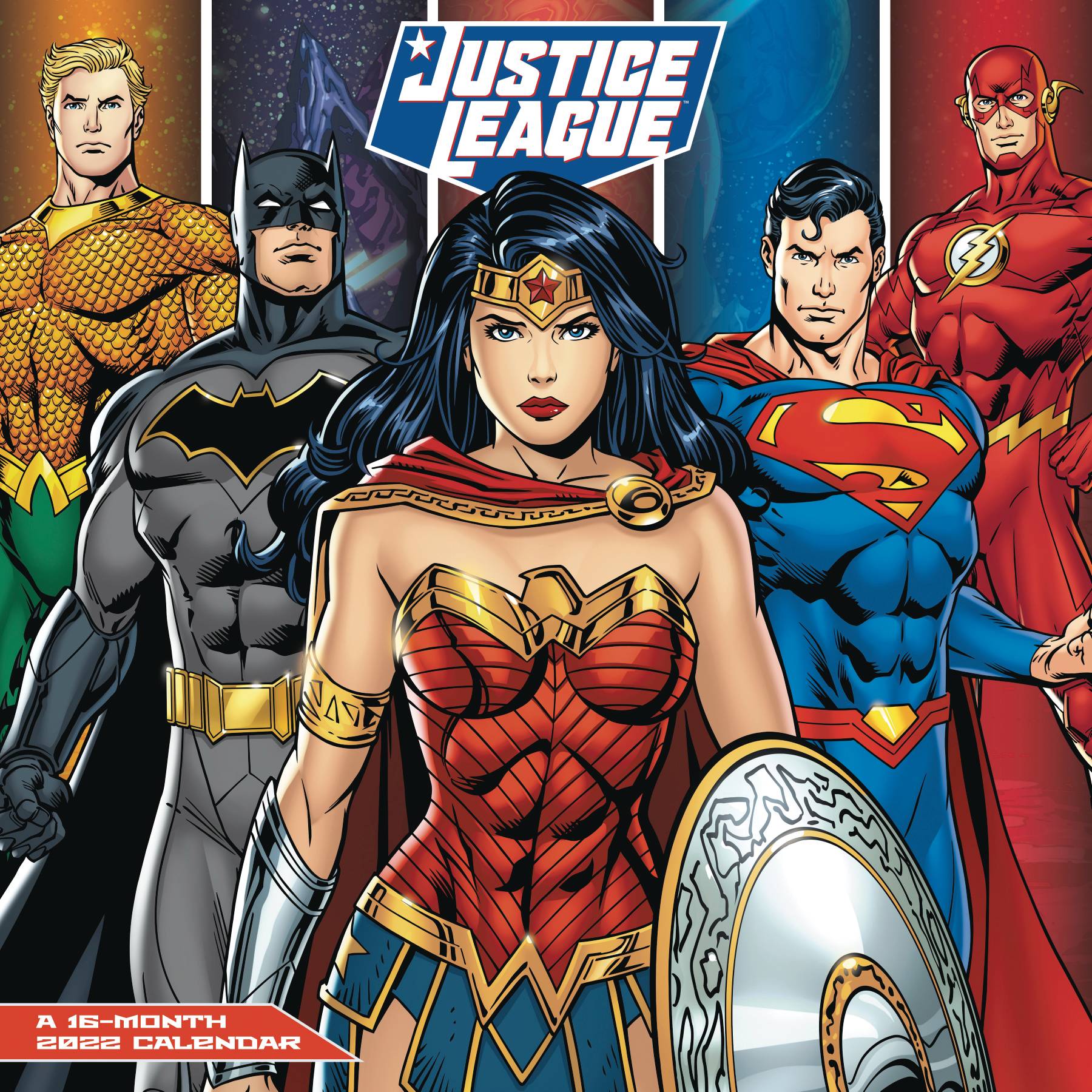 MAR211624 JUSTICE LEAGUE CLASSIC 2022 WALL CALENDAR Previews World
