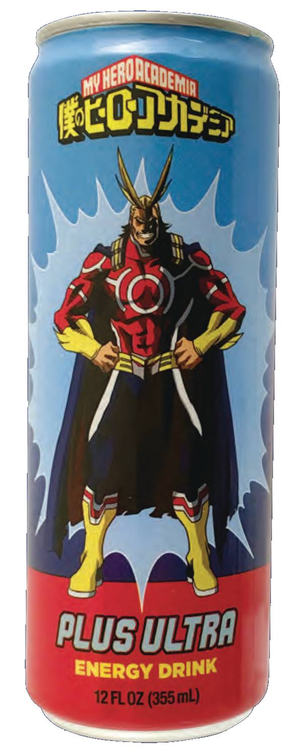 DEC209479 - MY HERO ACADEMIA PLUS ULTRA ENERGY DRINK 12CT CS - Previews
