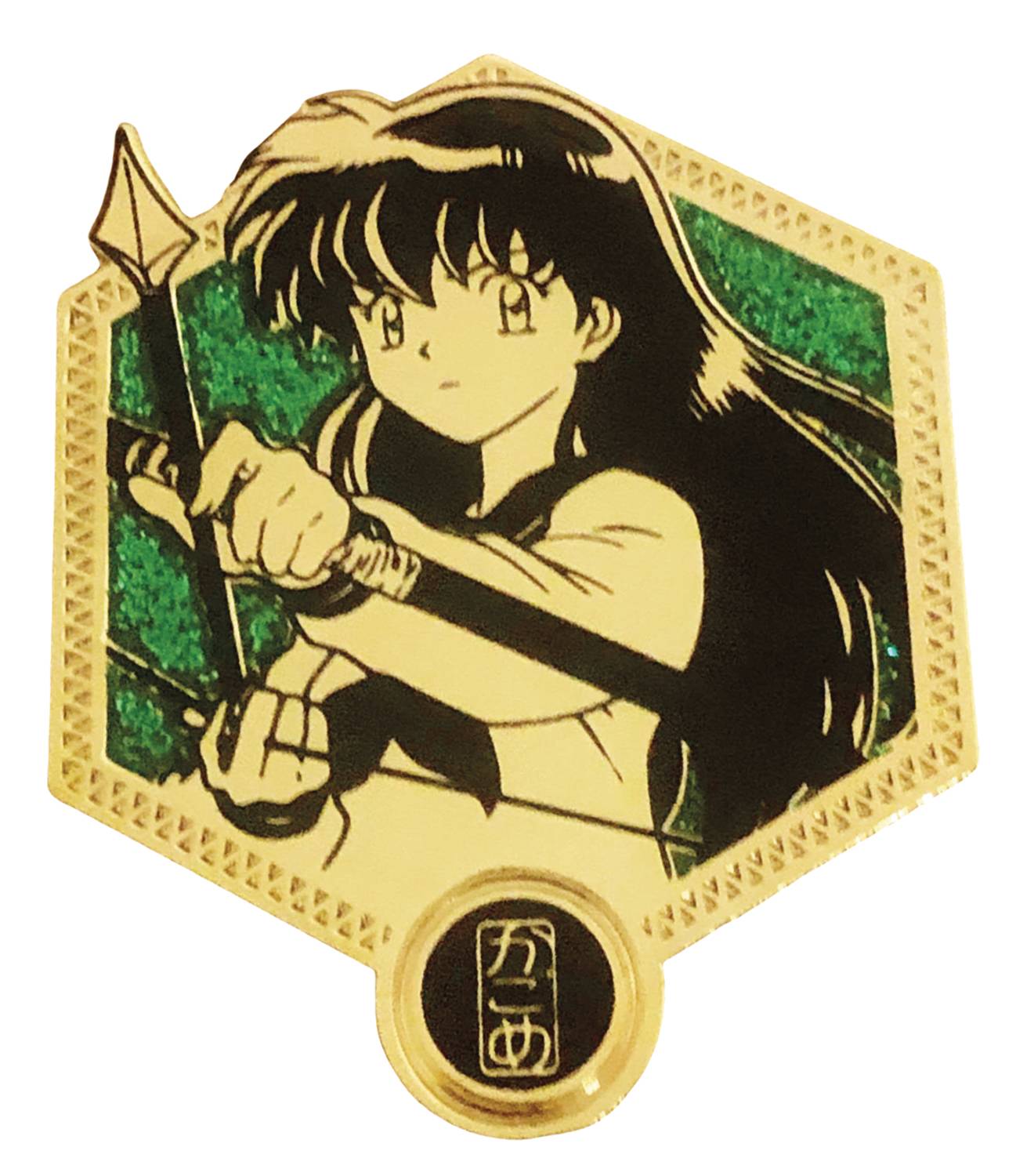 JUN212833 - INUYASHA GOLDEN KAGOME ENAMEL PIN - Previews World