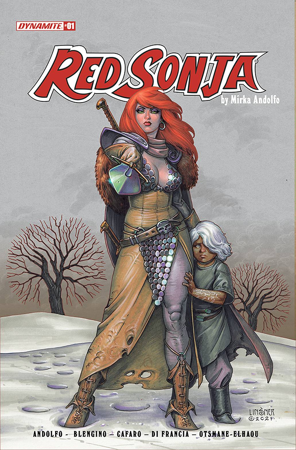 JUL210814 - RED SONJA (2021) #1 CVR C LINSNER - Previews World