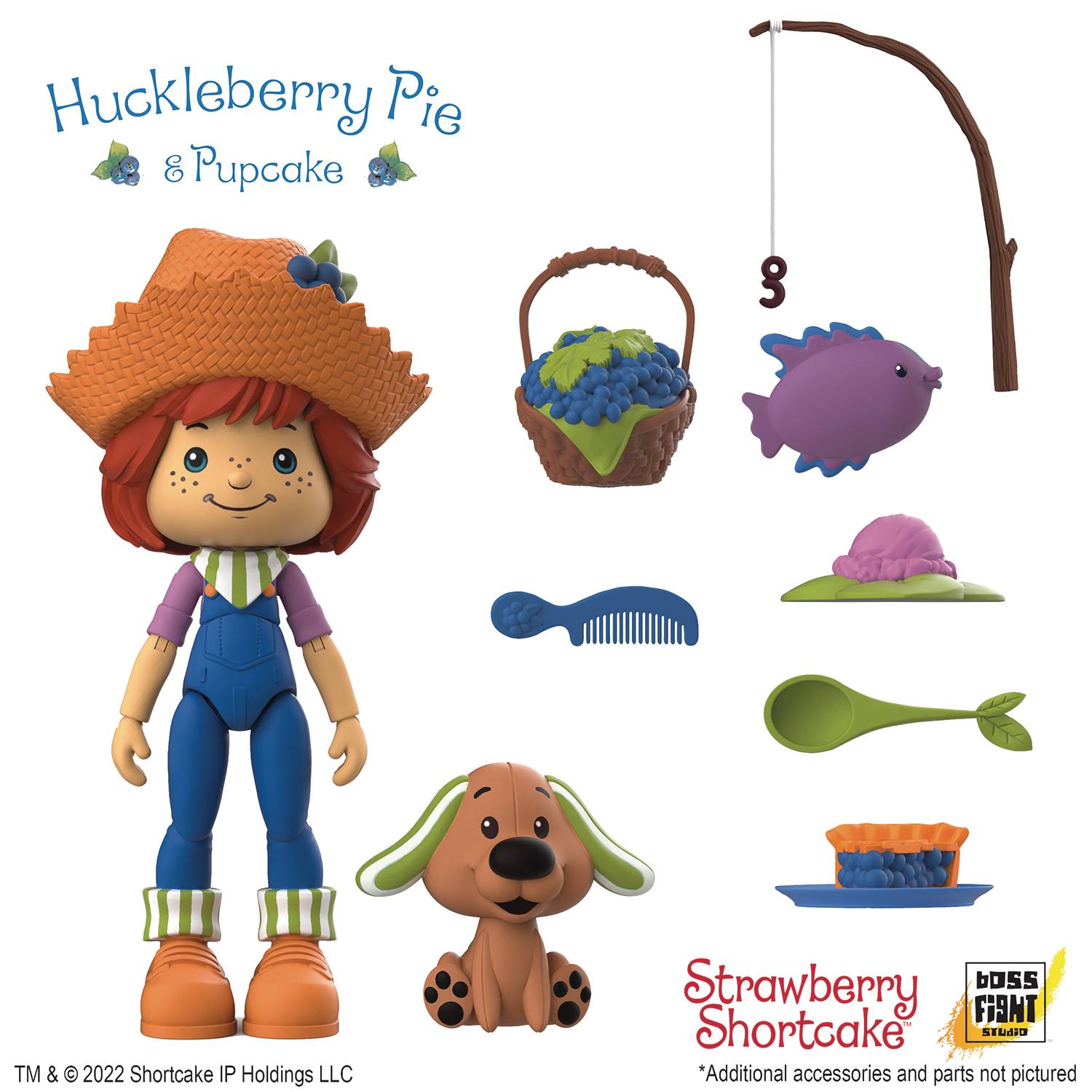 MAR228494 STRAWBERRY SHORTCAKE HUCKLEBERRY PIE & PUPCAKE AF Previews World MAR228494 STRAWBERRY SHORTCAKE HUCKLEBERRY PIE & PUPCAKE AF Previews World
