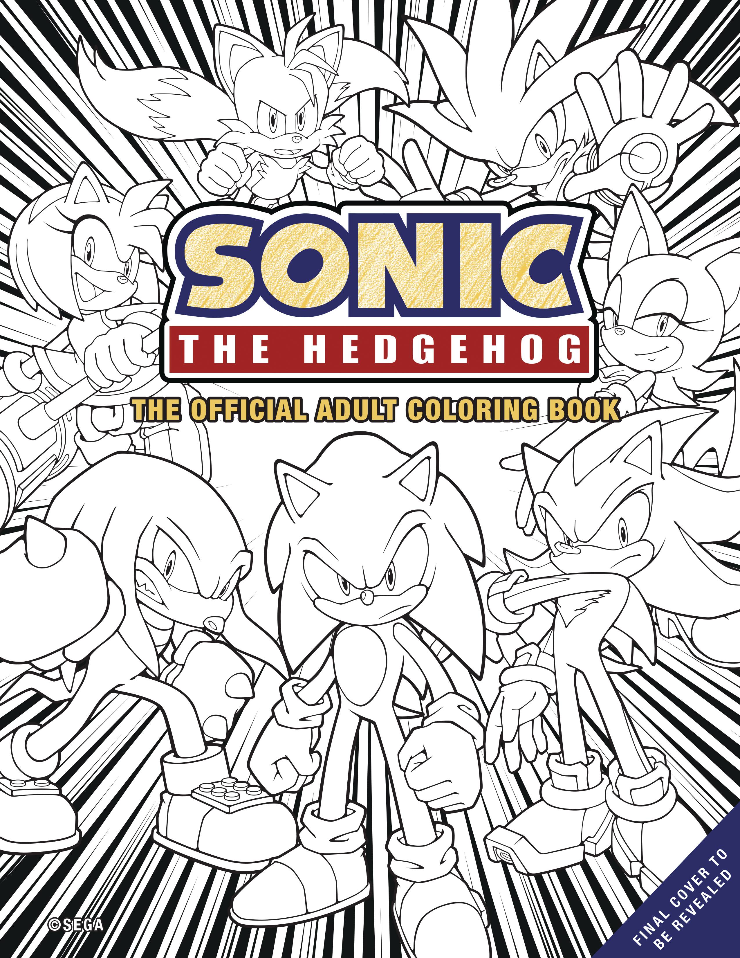 AUG221588 SONIC THE HEDGEHOG OFFICIAL COLORING BOOK Previews World
