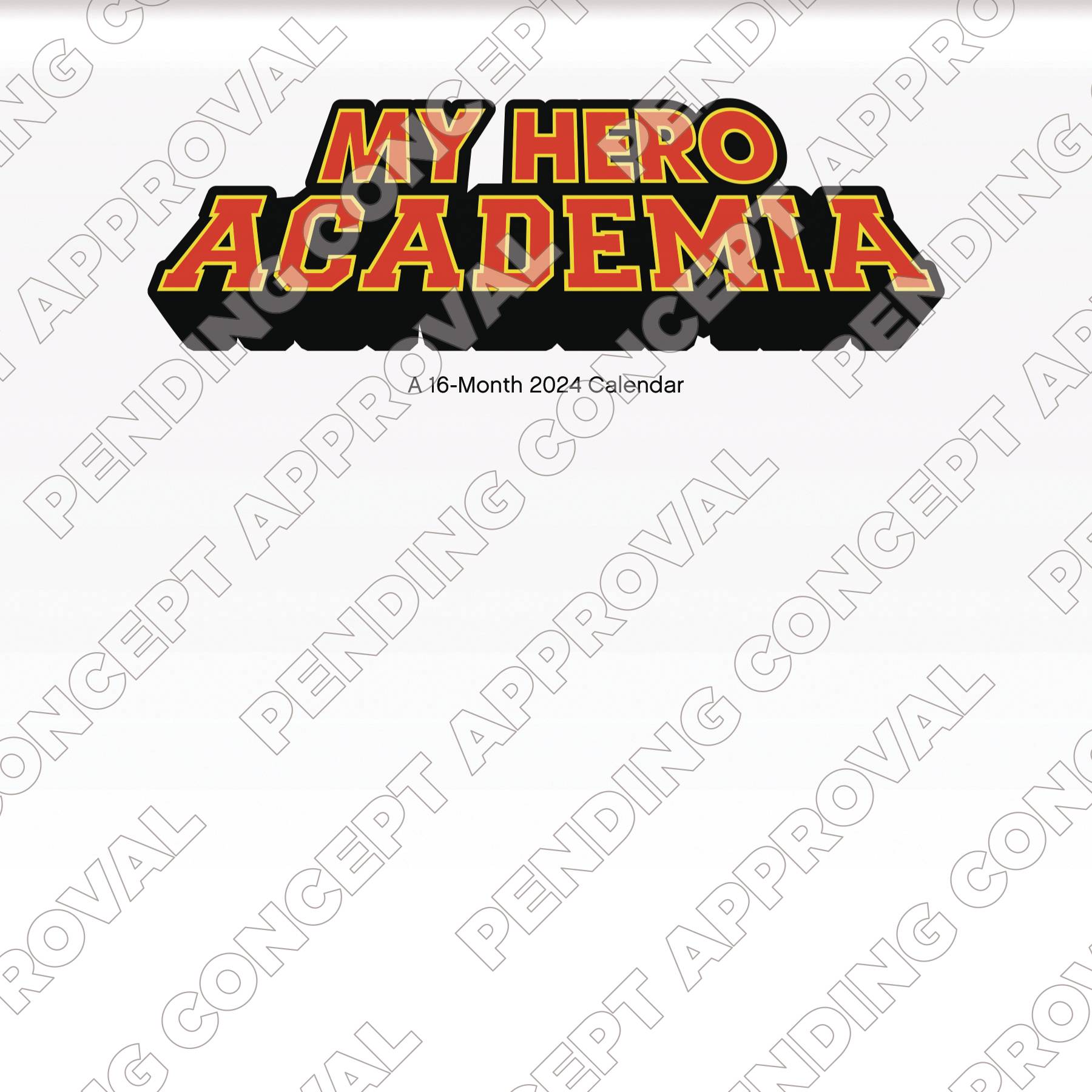 MAY232431 MY HERO ACADEMIA 16 MONTH 2024 WALL CALENDAR Previews World