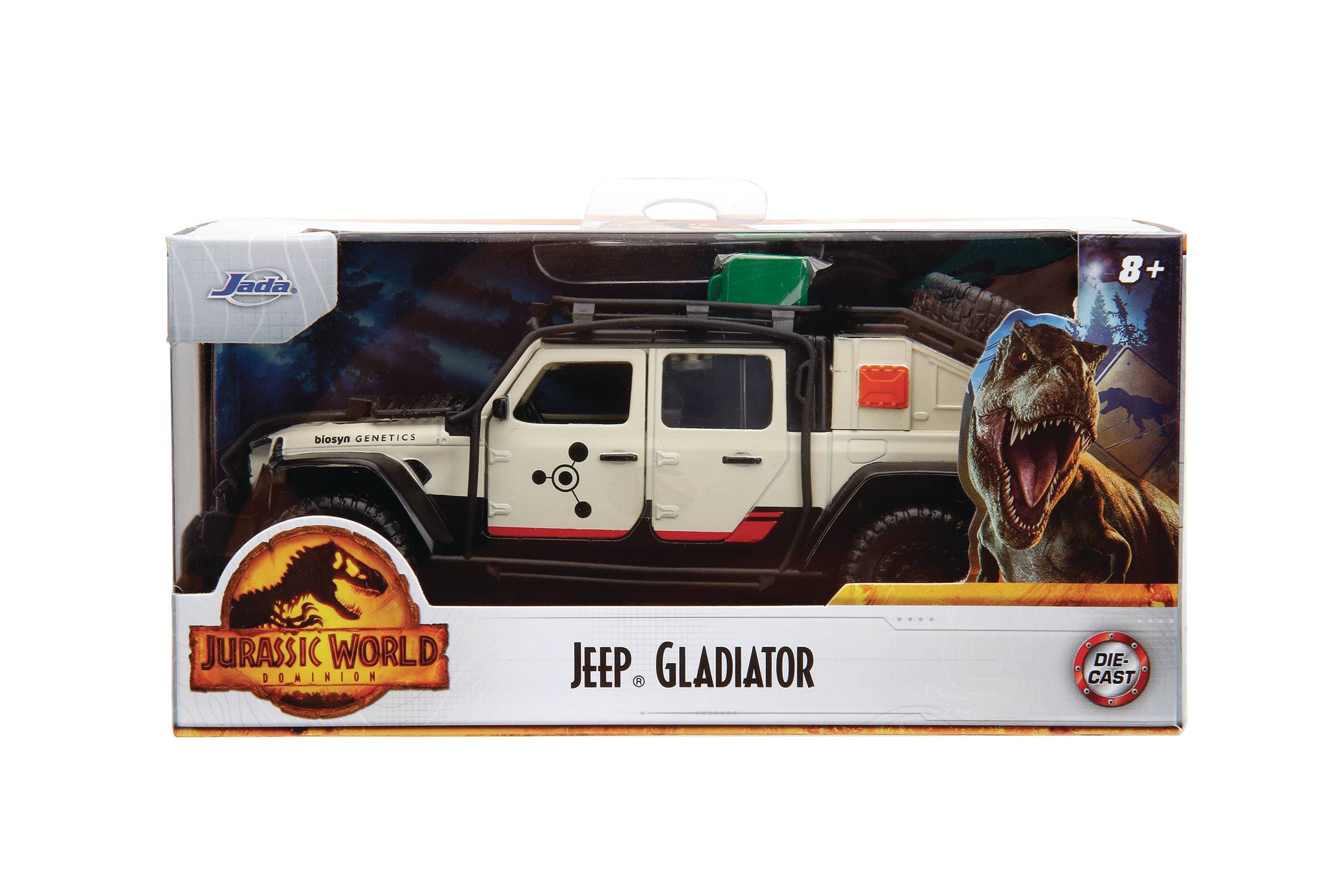 FEB239166 JURASSIC WORLD 20 JEEP GLADIATOR 1/32 DIECAST VEH
